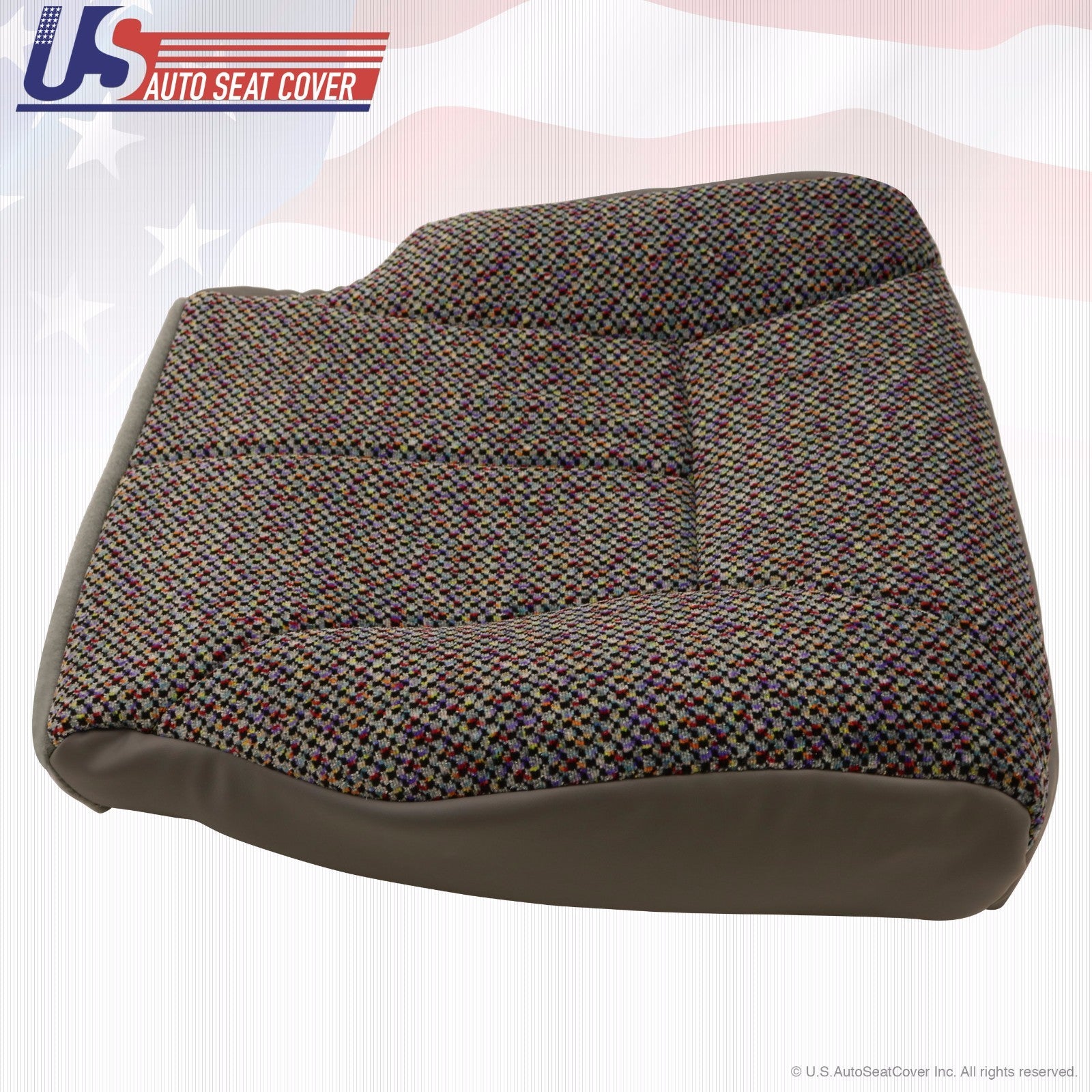 1998 to 2002 For Dodge Ram 1500 SLT Front Set Bottom Cloth Cover Misty Gray