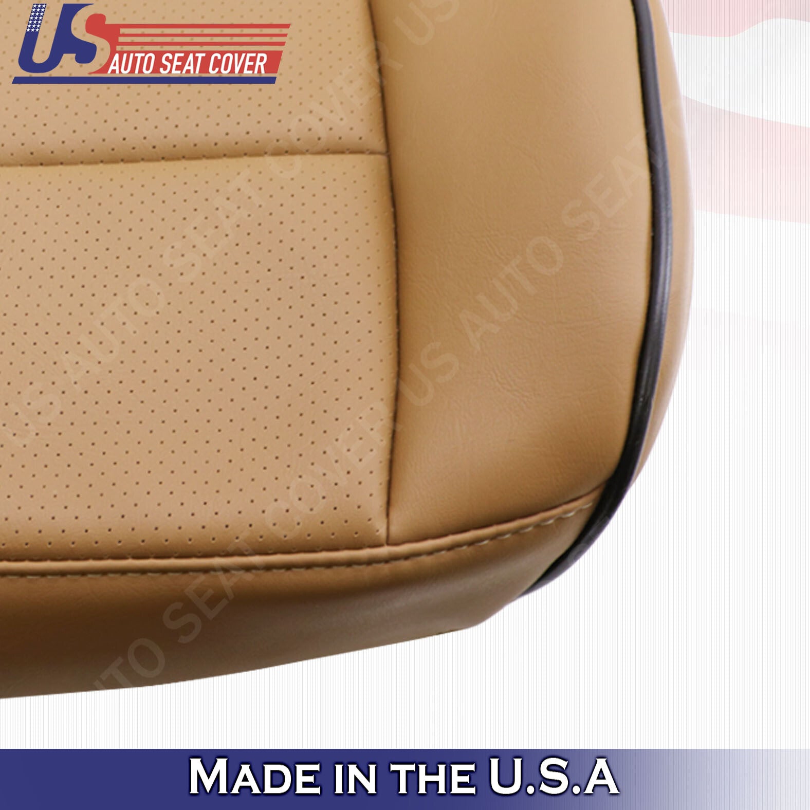 2011- 2014 Lincoln Navigator PASSENGER Bottom Synthetic Leather Cover CANYON TAN