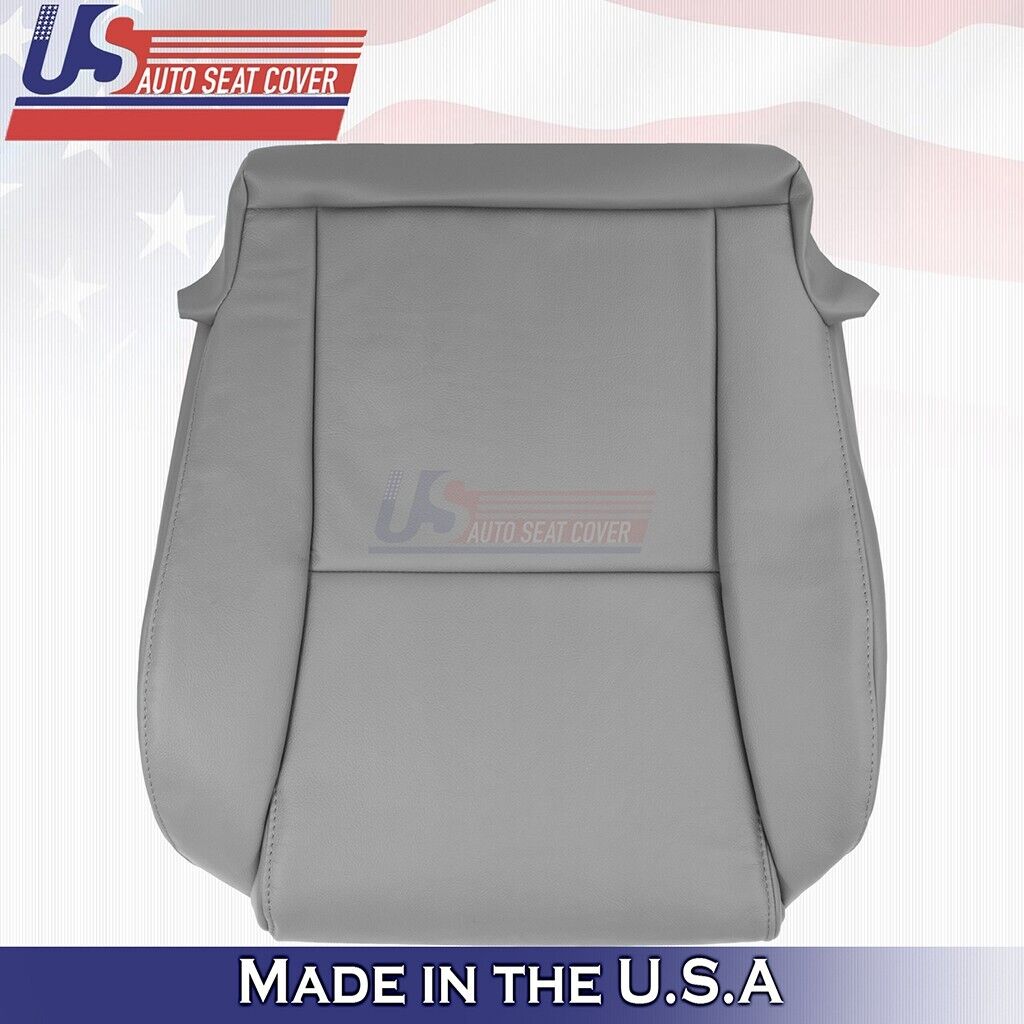 2009 to 2015 For Toyota Tacoma Driver & Passenger Bottom Leather Seat Cover Gray