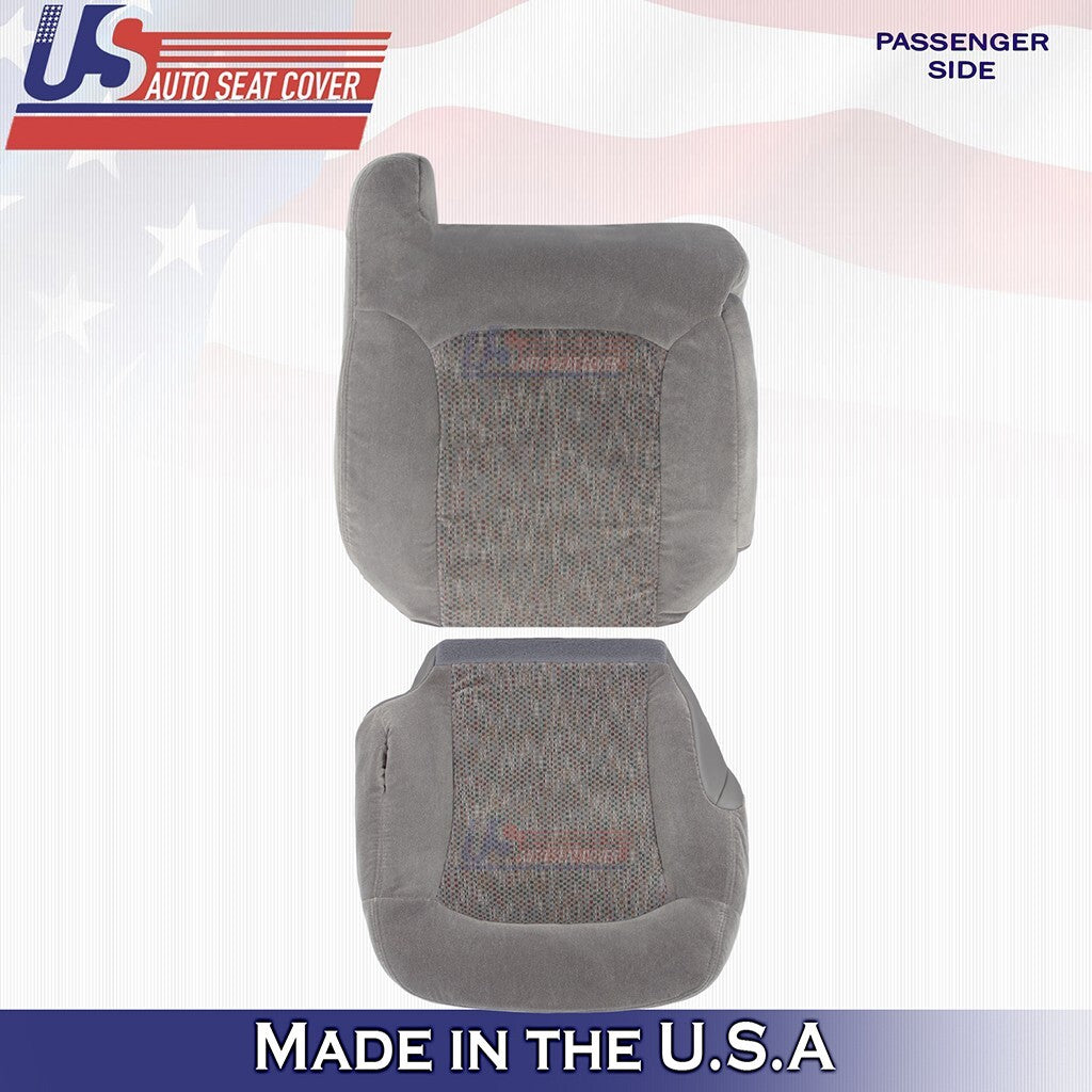2000 to 2002 Fits Chevy Tahoe Suburban Passenger Top & Bottom Cloth Cover Gray