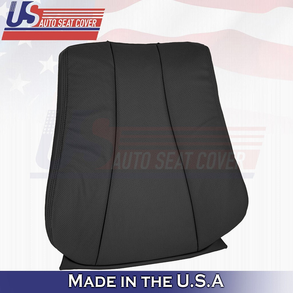 2000 to 2006 Fits Mercedes Benz S430 Passenger Bottom &Top Leather Cover Black