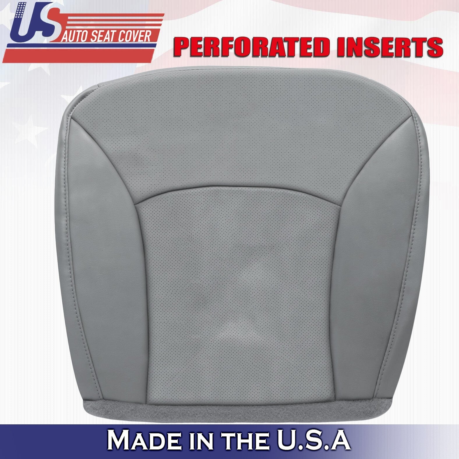 2000 2001 2002 Fits Ford E150 Driver top & Bottom Vinyl Perforated Cover Gray