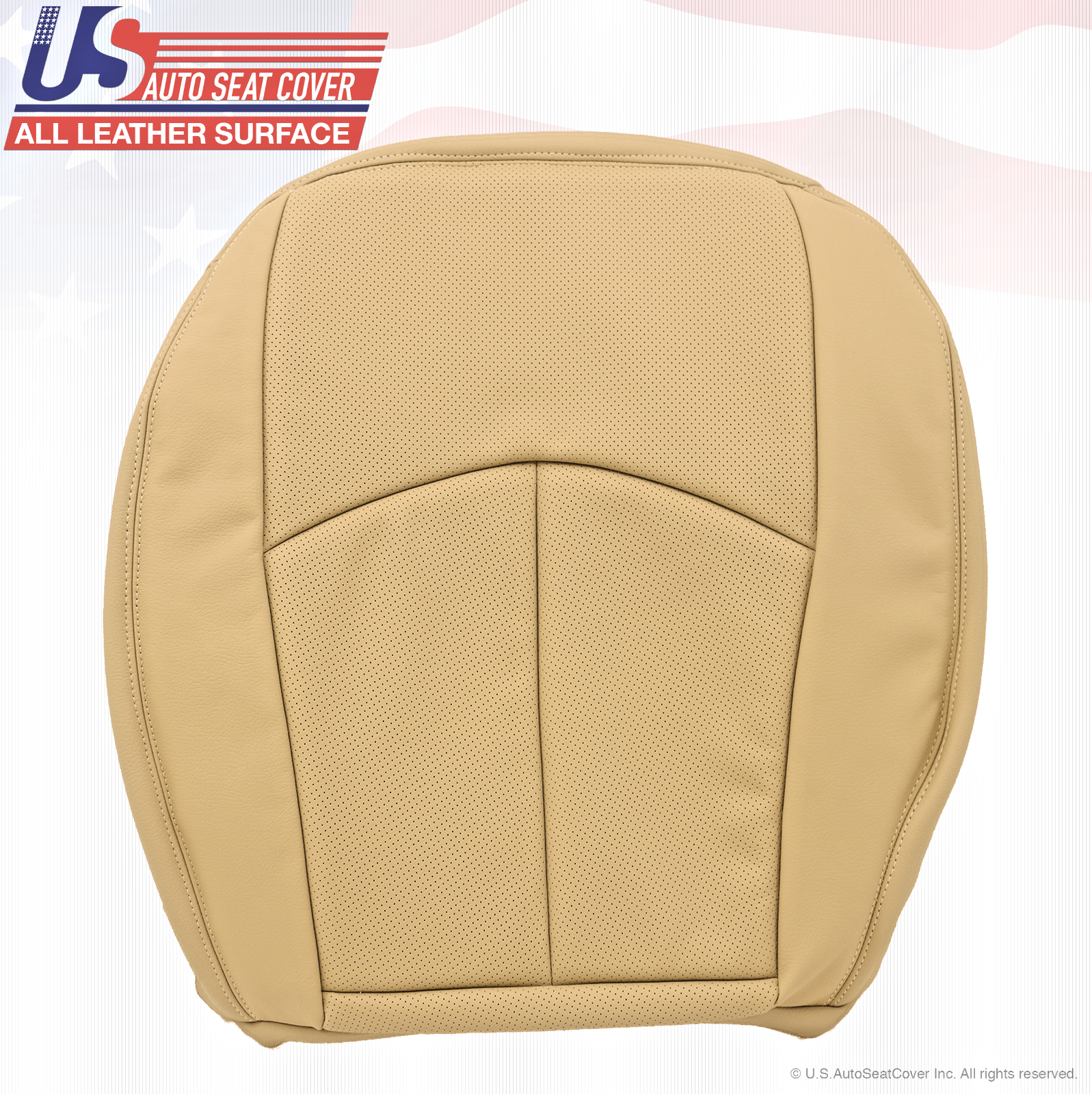 2003 to 2009 Fits Mercedes Benz E-Class Driver Bottom Seat Cover Light Tan