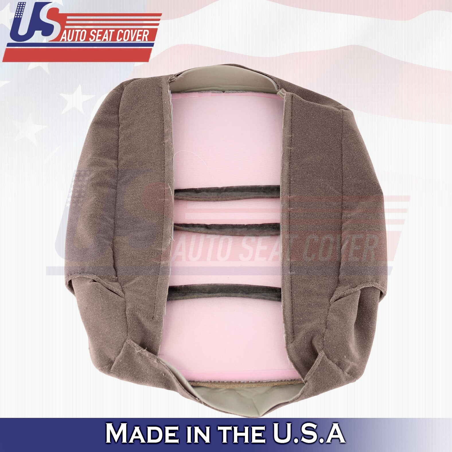 1994 - 1997 FITS Ford F150 XLT Jump Seat Bottom & Top Cloth Cover Mocha Tan
