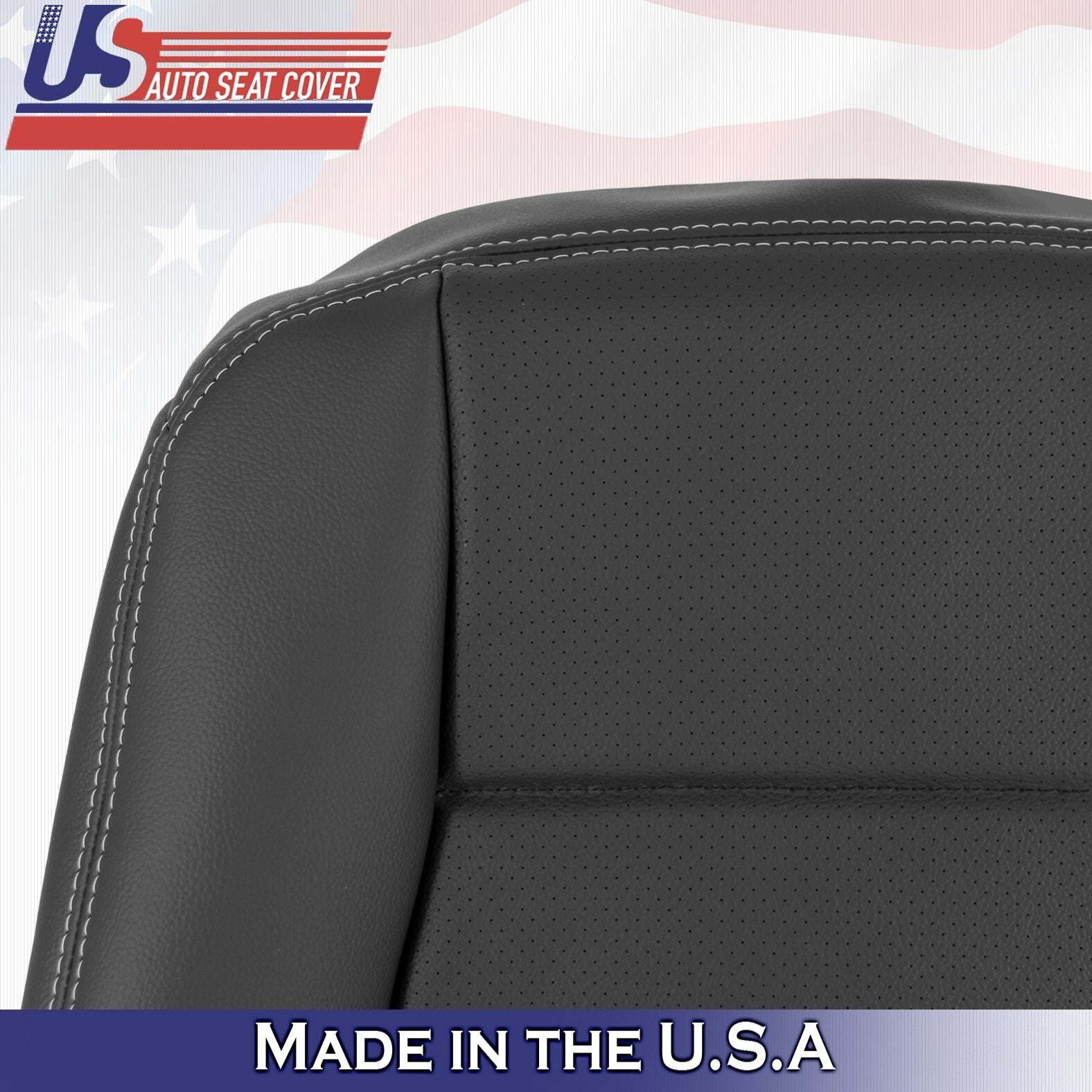 2010 -2014 Fits Mercedes Benz E350 Driver & Passenger Tops Leather Cover Black