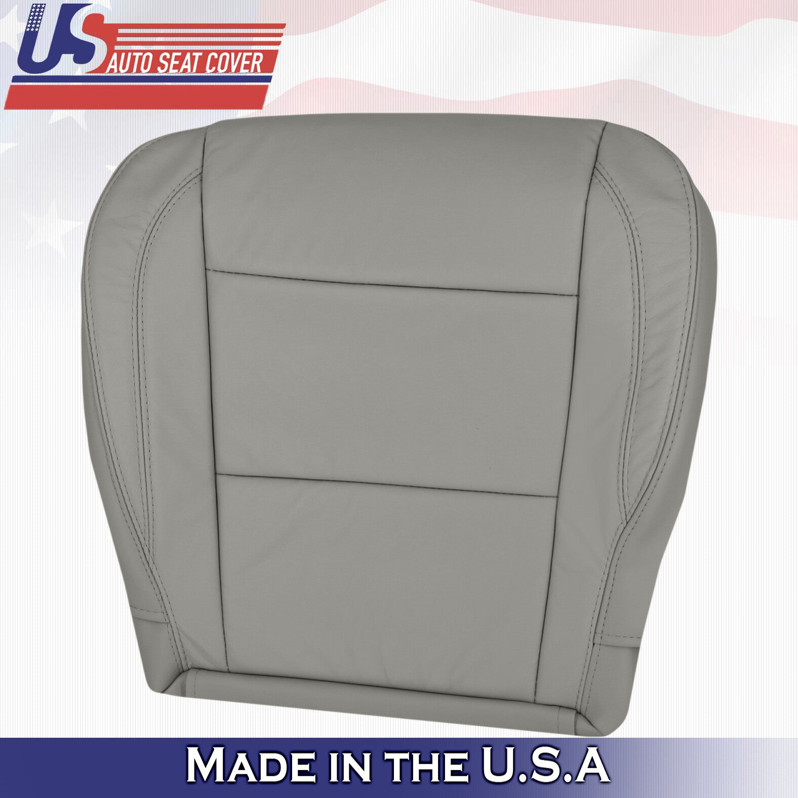 2004 - 2010 For Infinity QX56 Driver & Passenger 2x Bottom Leather Covers Gray
