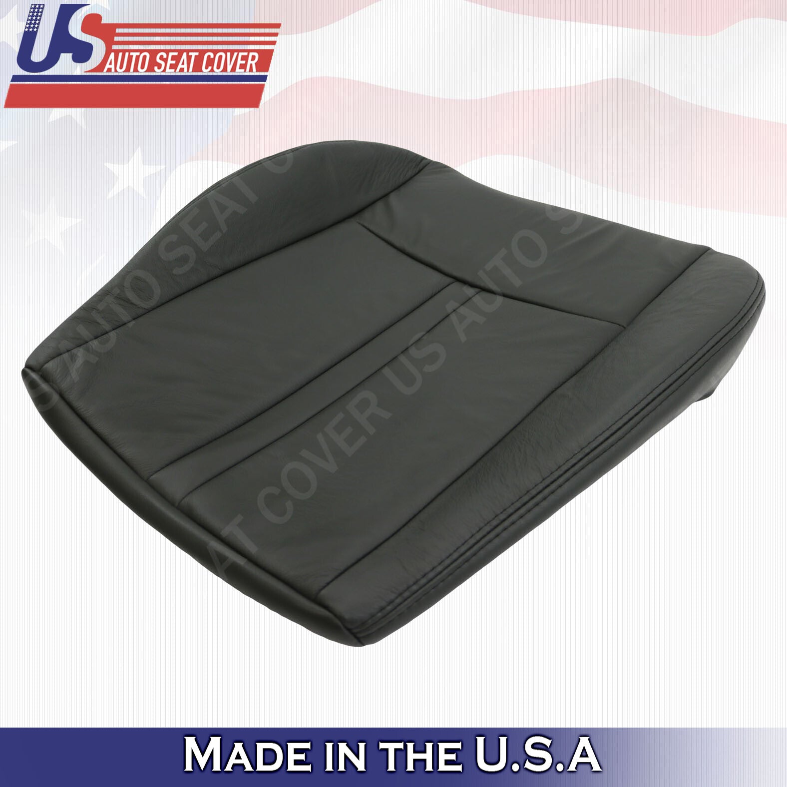 Passenger Bottom Leather Seat Cover BLACK 2005 2006 2007 For Jeep Grand Cherokee