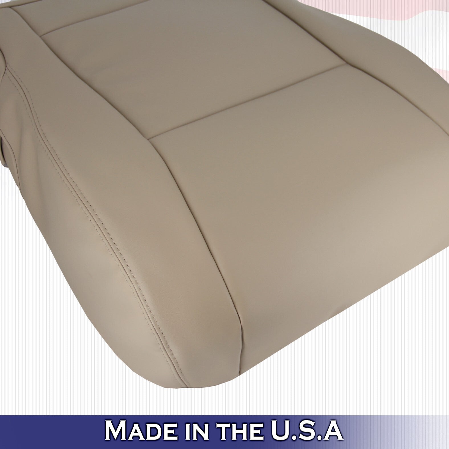 1995 to 1997 For Lexus LX450 Front Driver Top  Bottom Leather Seat Covers Tan