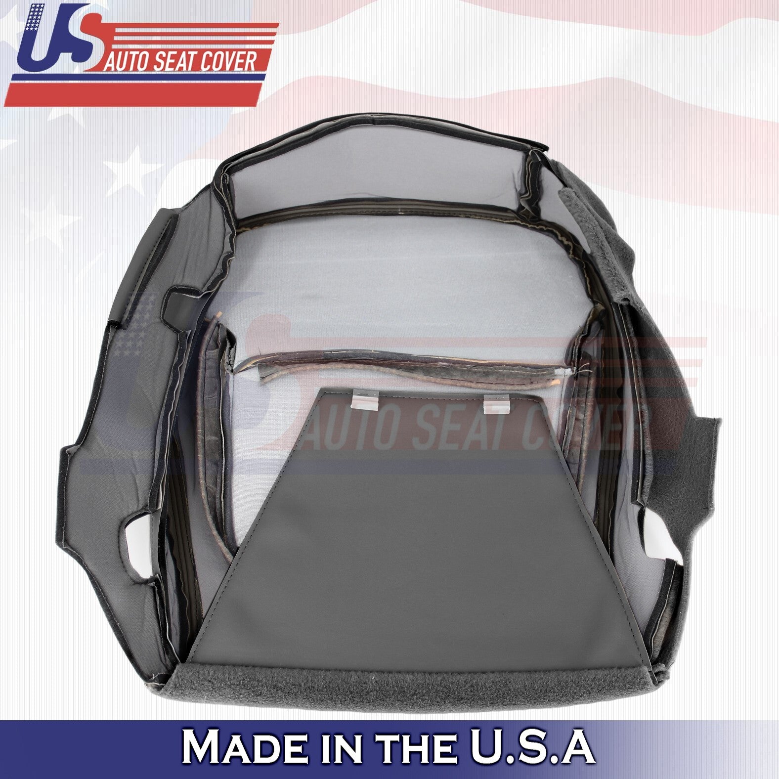 2002 2003 Fits Acura TL Type S Front Driver Bottom Leather Seat Cover Black