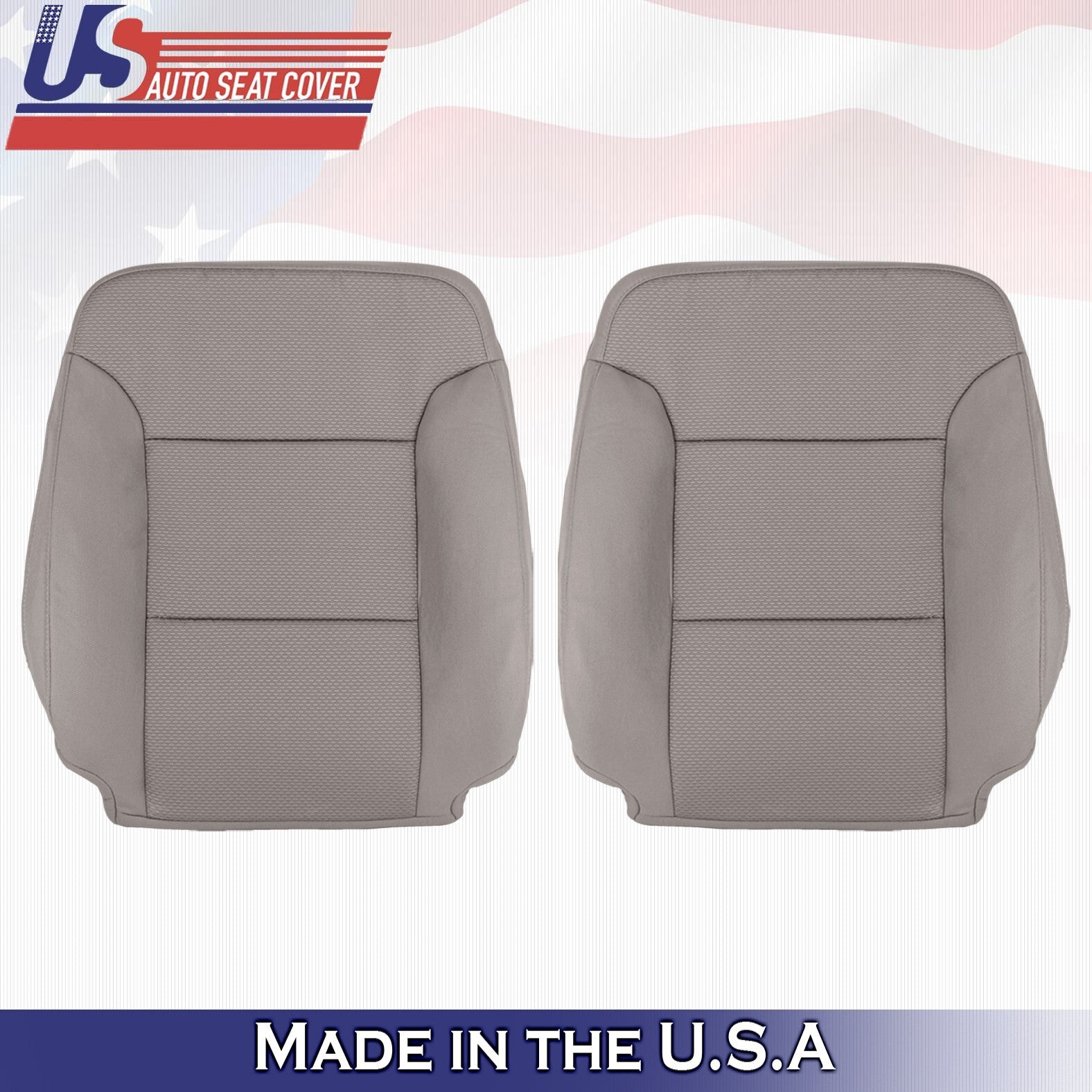 2014 to 2018 For Chevy Silverado 1500 Driver & Passenger Top Cloth Covers Tan