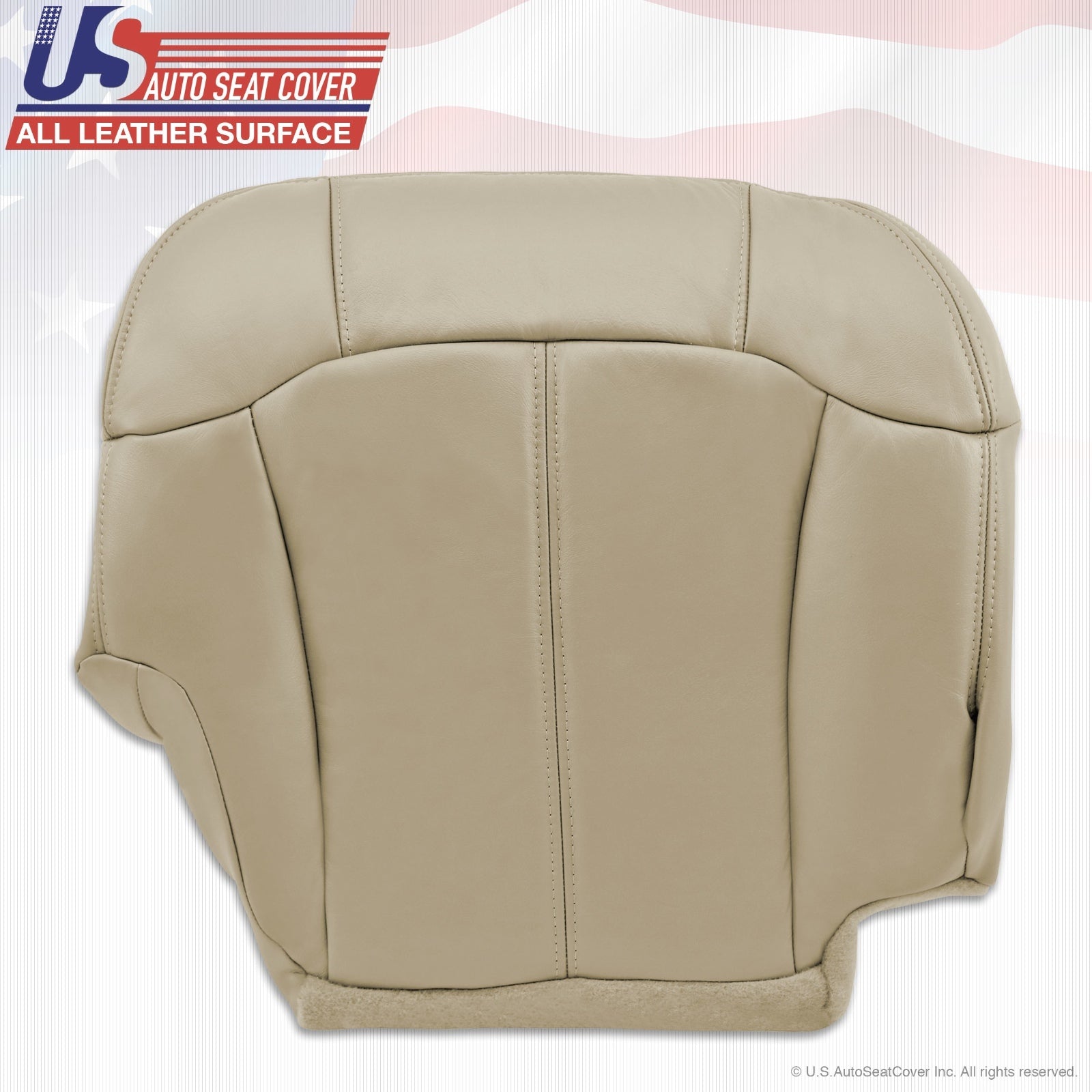 2000 2001 2002 Chevy Tahoe Suburban Replacement leather seat cover Shale tan