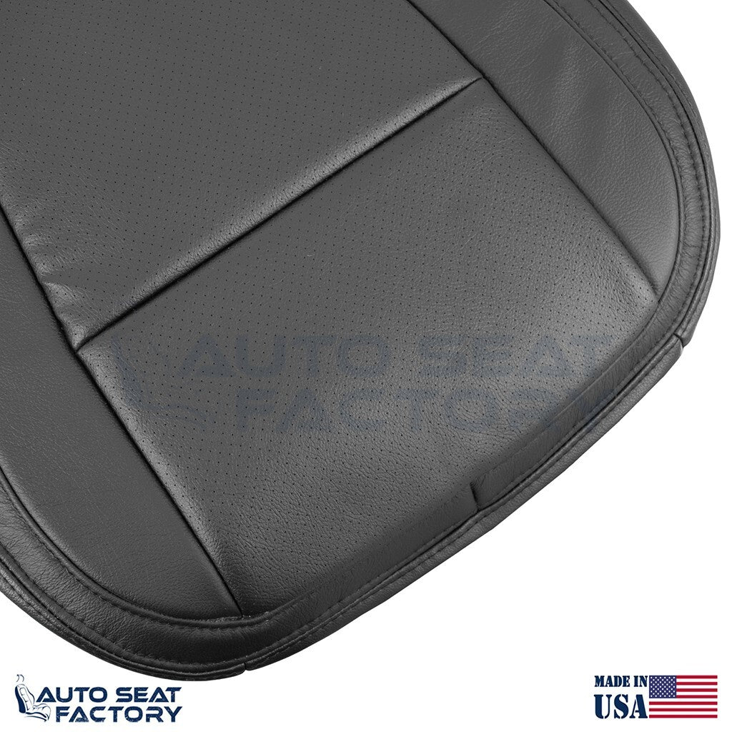 2009 - 2015 Fits Jaguar XF X2 RIGHT Bottom Black Vinyl Seat Cover, Perforated