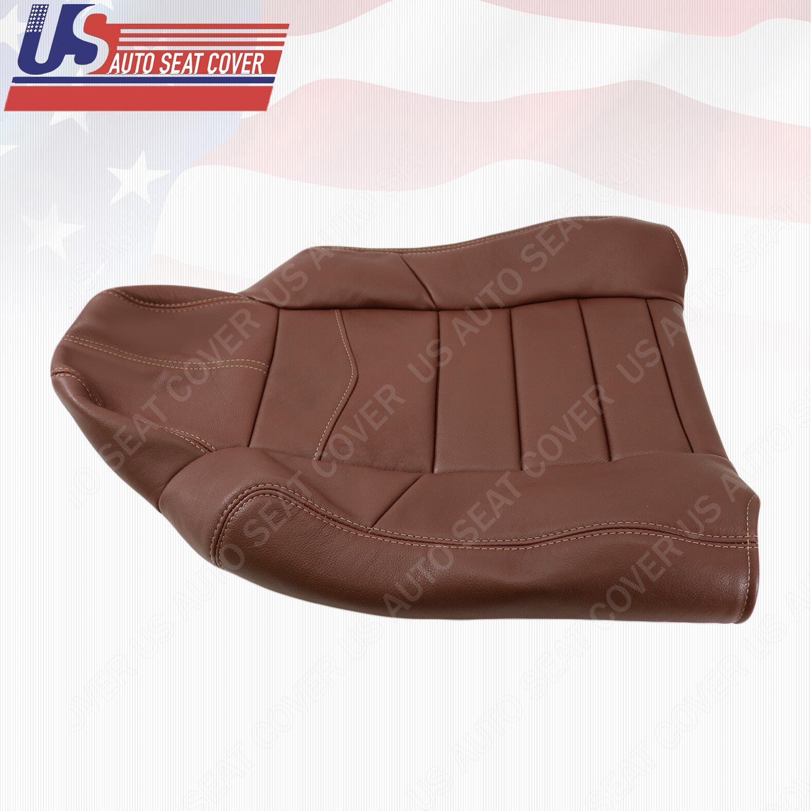 Passenger Top Leather Seat Cover Red 2008 2009 2010 Fits Ford F250 KING RANCH