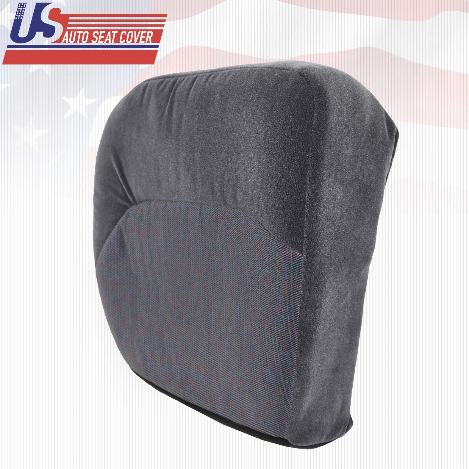 1997 Ford F350 F450 F550 XLT Driver Bottom Cloth Seat Cover Med Gray INT:J6 RJ64