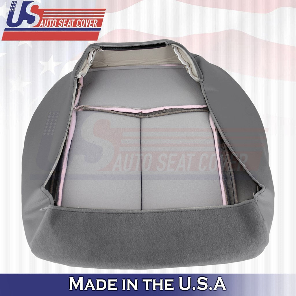 2005 to 2010 For Chrysler 300C Front Passenger Top Bottom Leather Cover Gray