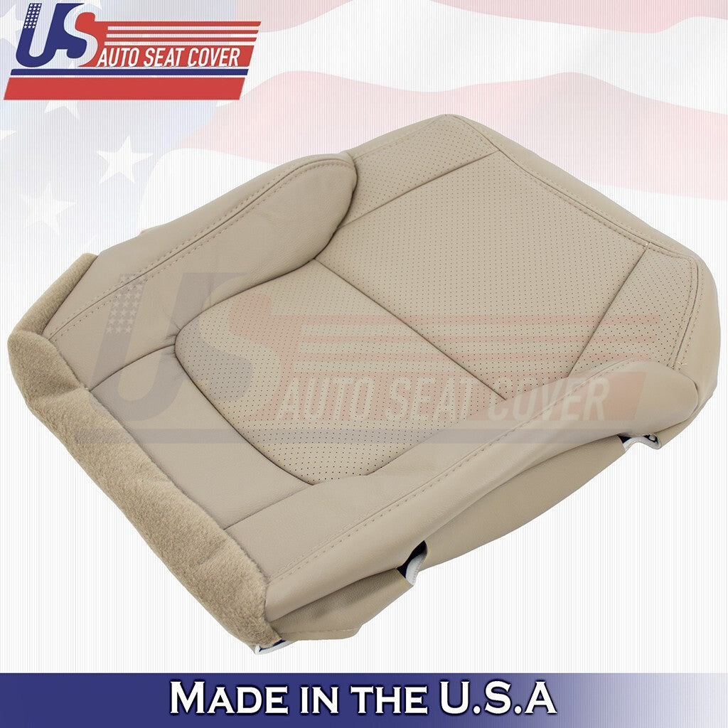 2001 2002 2003 For Acura CL Type-S Passenger Bottom Perforated Leather Cover Tan