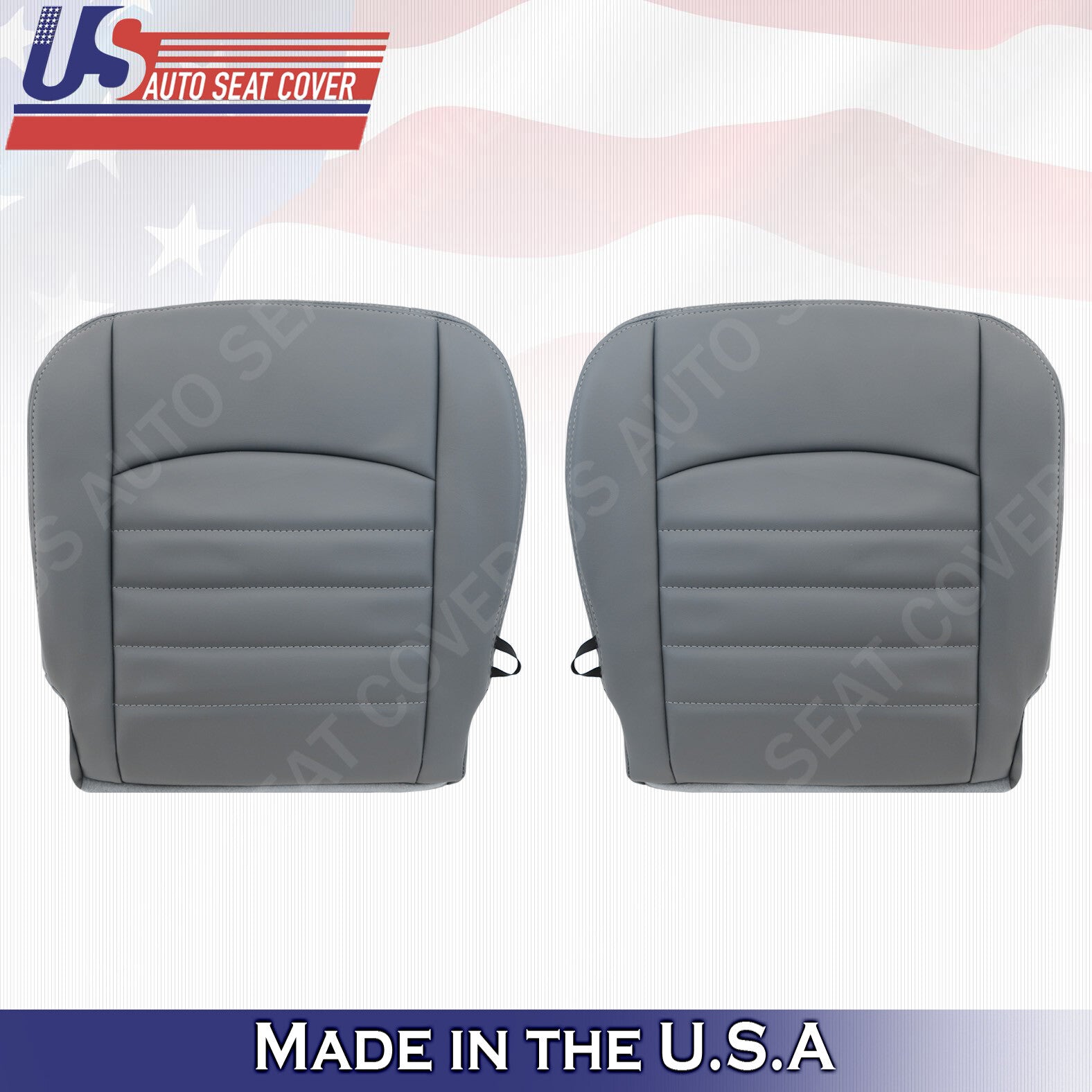 2016-2018 Fits Dodge Ram 2500 ST Base- BOTTOMS Vinyl Seat Cover Replacement Gray