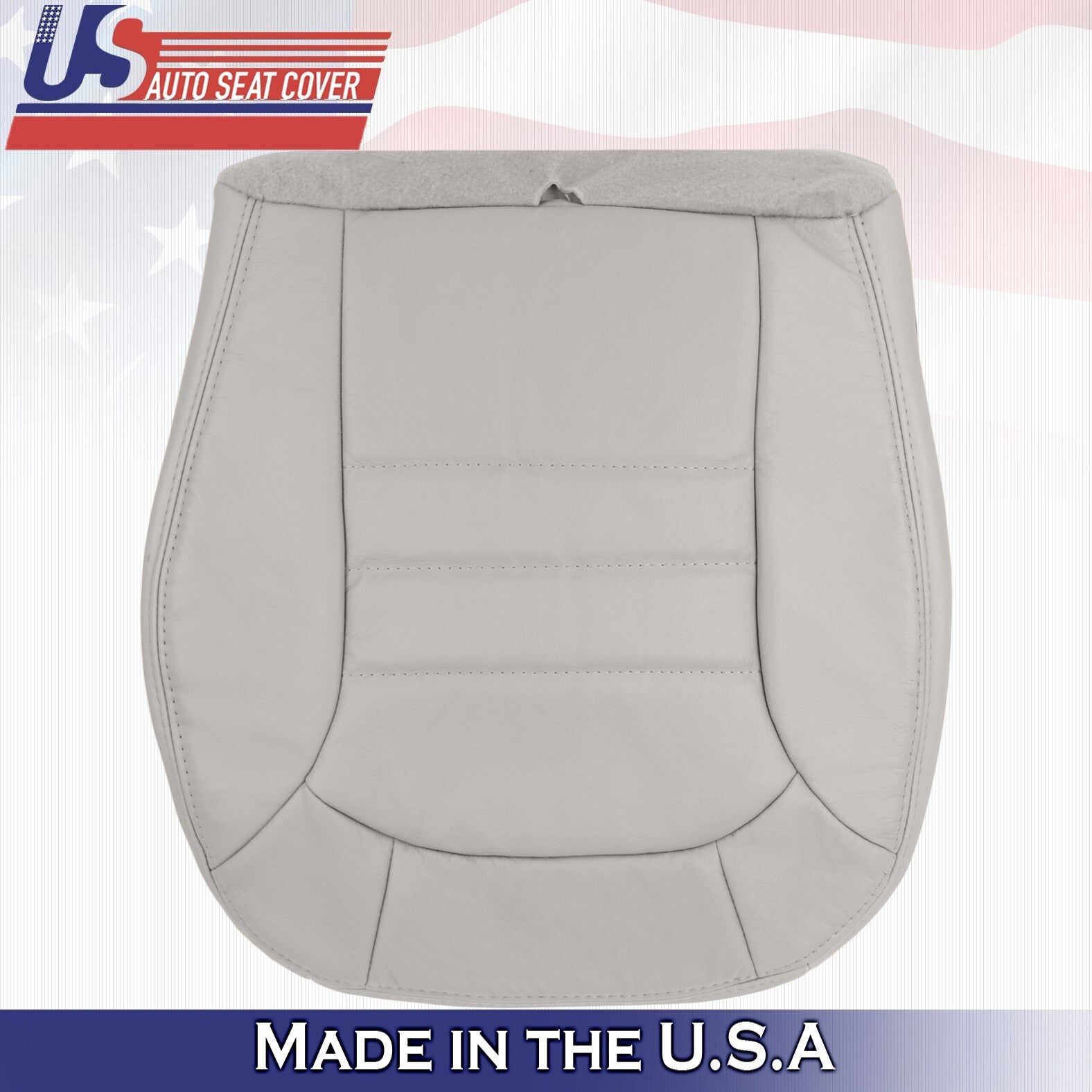 2002 2003 2004 For Jeep Liberty Driver Bottom & Top Leather Cover Light Taupe
