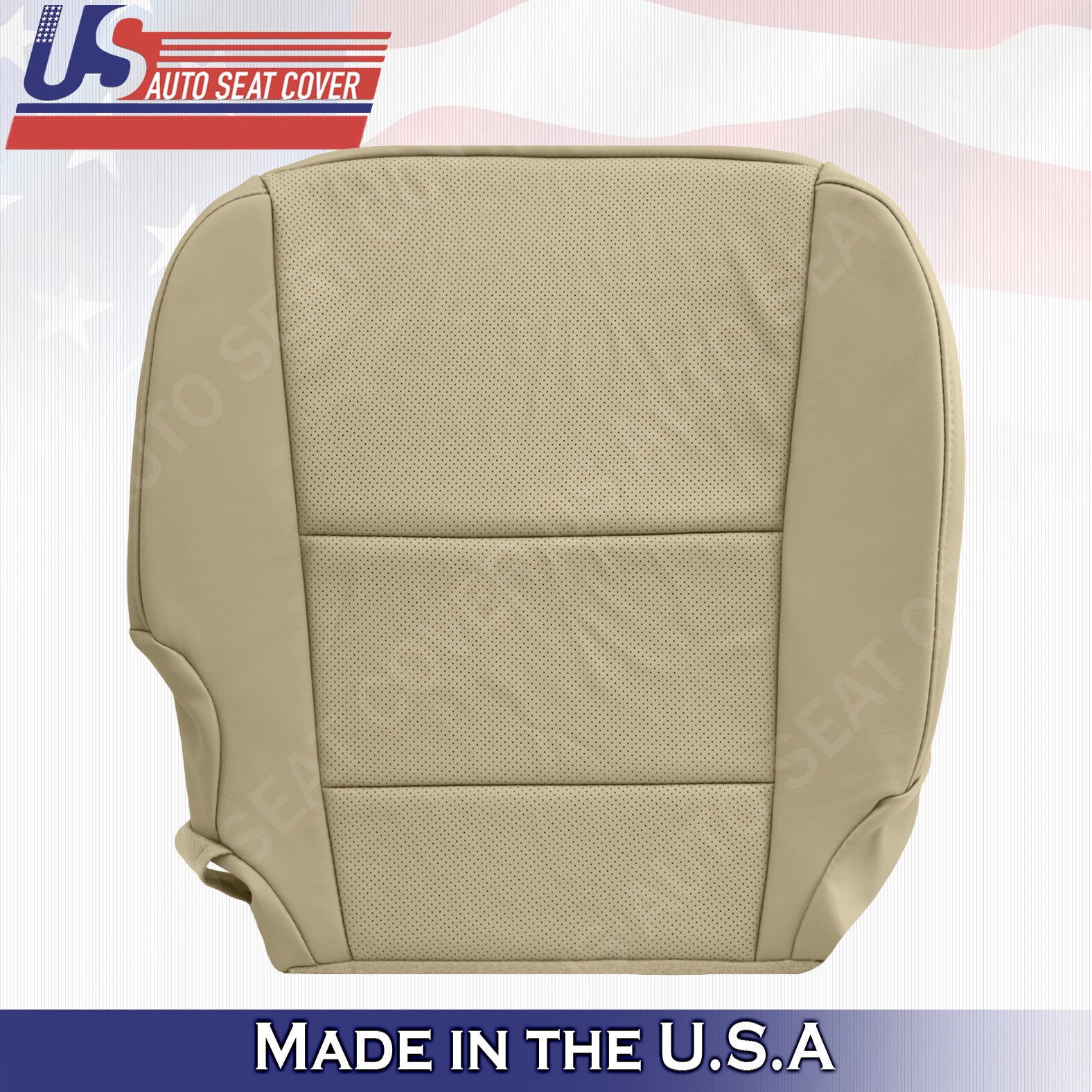 For 2013 2014 2015 2016 2017 2018 Acura RDX Bottoms Perforated Leather Cover Tan