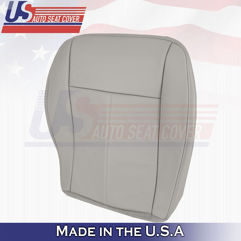 2005 to 2010 For Chrysler 300C Limited Front Top Bottom Leather Cover Light Gray