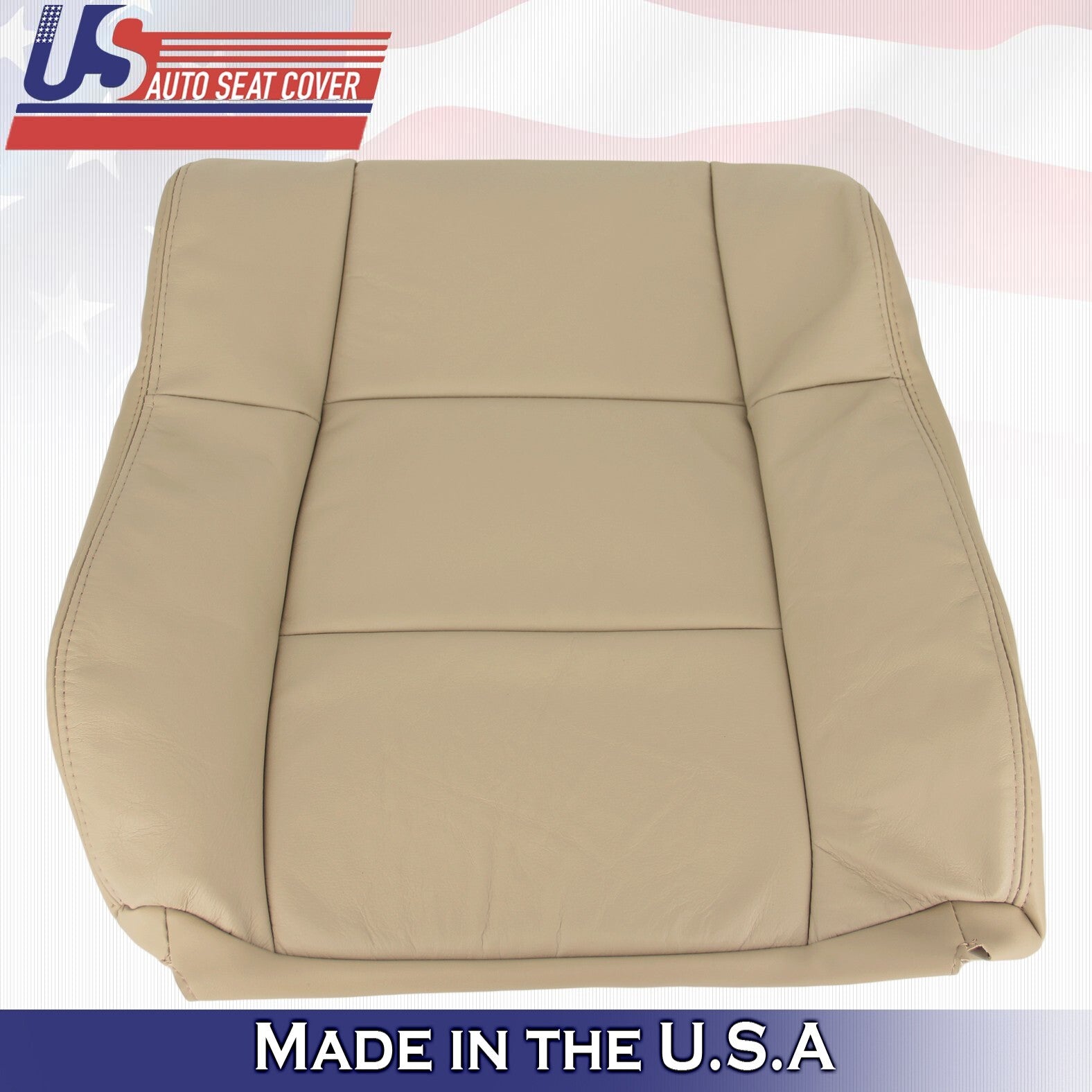 1997 1998 1999 For Lexus ES300 Driver Side Top Leather Seat Cover Ivory Tan