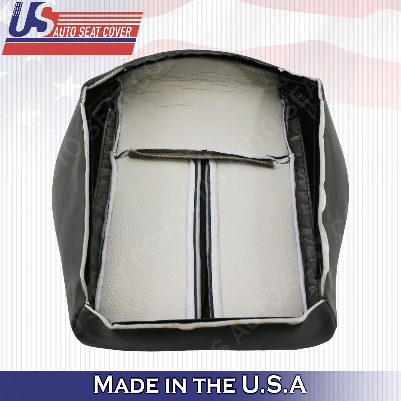 2005 2006 2007 Fits Jeep Grand Cherokee Driver Bottom Leather Seat Cover Black