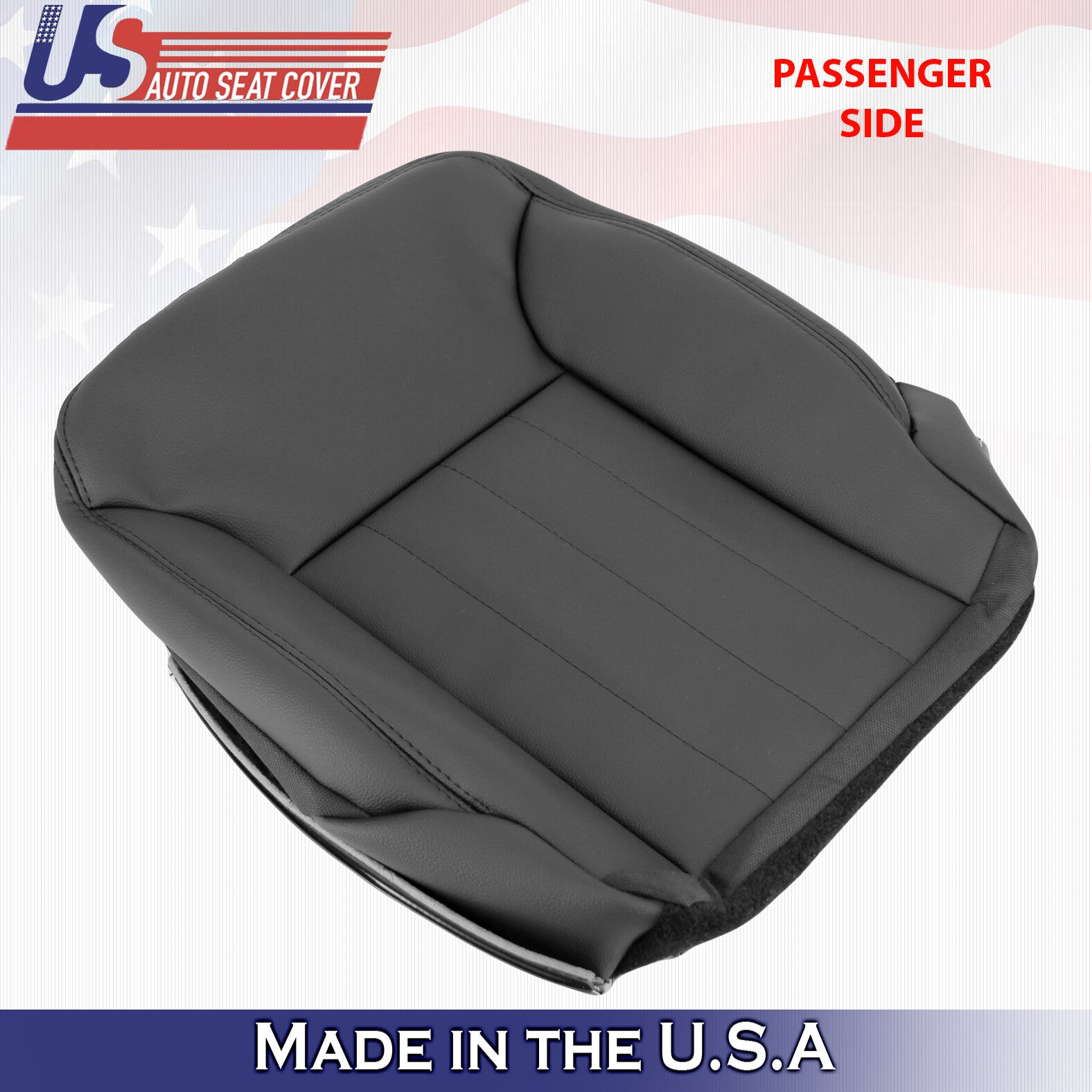 2006 to 2008 For Mercedes Benz ML350 Driver Passenger Bottom Leather Covers BLK