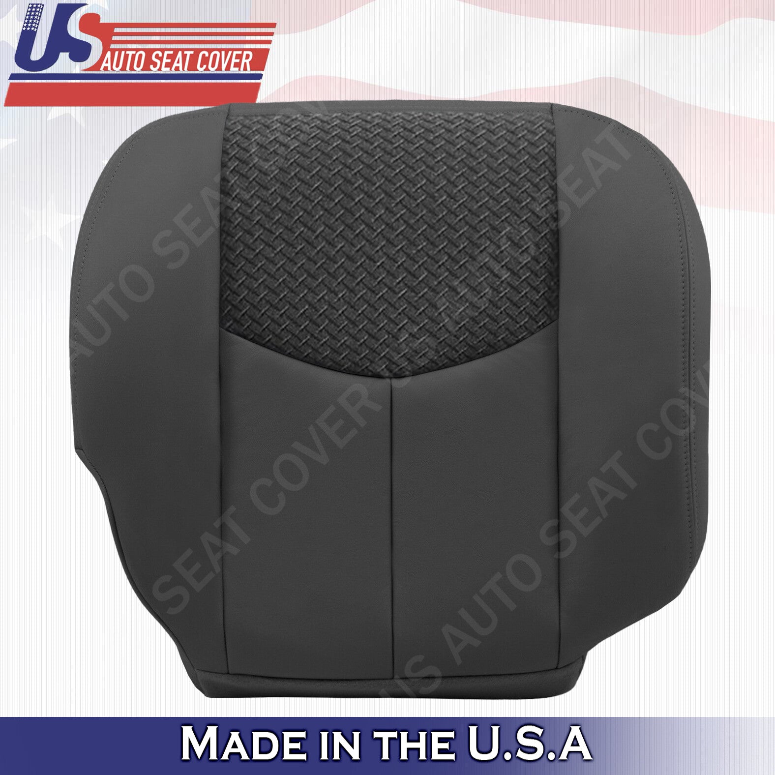 2003 2004 2005 2006 Chevy Avalanche Driver Passenger Leather/Cloth Cover Graphte