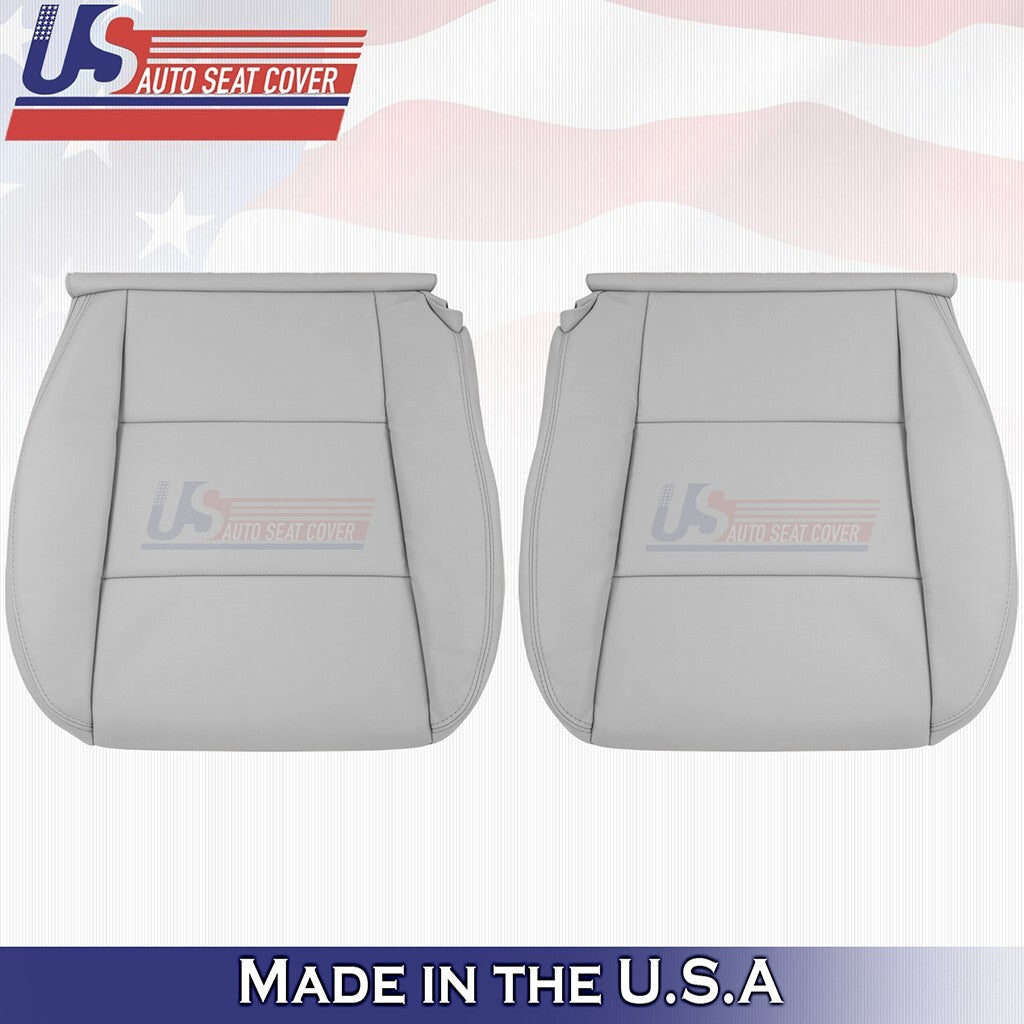 2013 to 2018 Fits Toyota Avalon XLE Front Set Tops&Bottoms Leather Cover Lt Gray