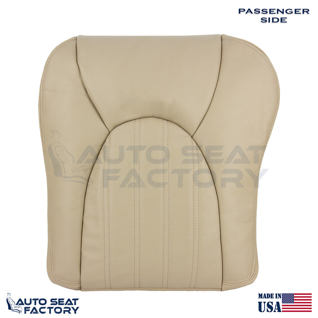 Replacement 1997 - 2000 Jaguar XK8 PASSENGER Bottom Leather Seat Cover