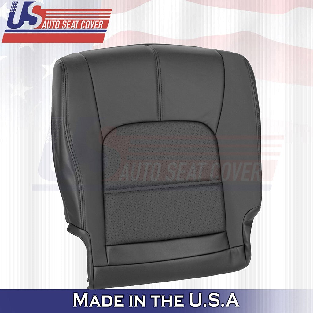 2011 to 2014 Fits Nissan Murano Driver & Passenger Bottoms Leather Cover Black