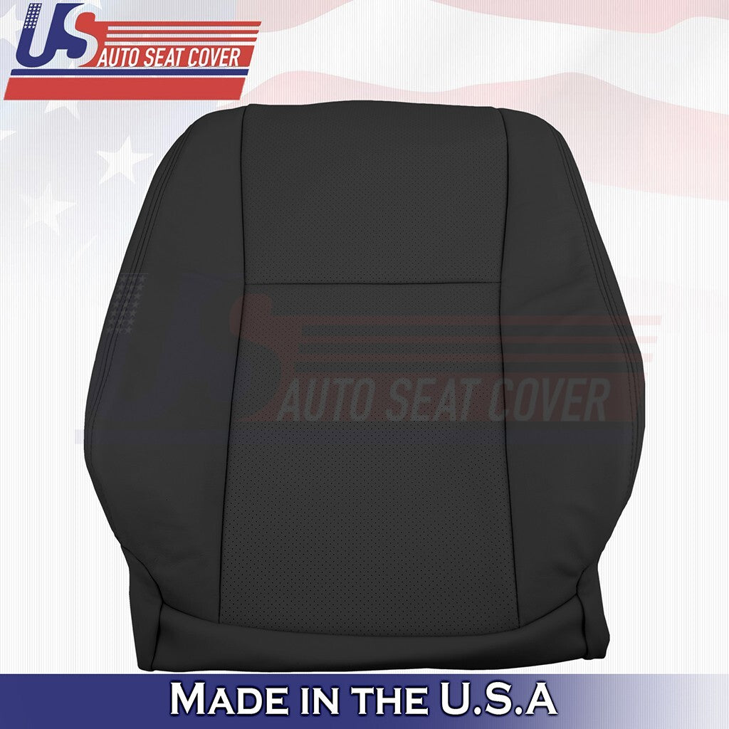 2007 to 2012 For Lexus LS460 LS600h Driver &Passenger Tops Leather Cover Black