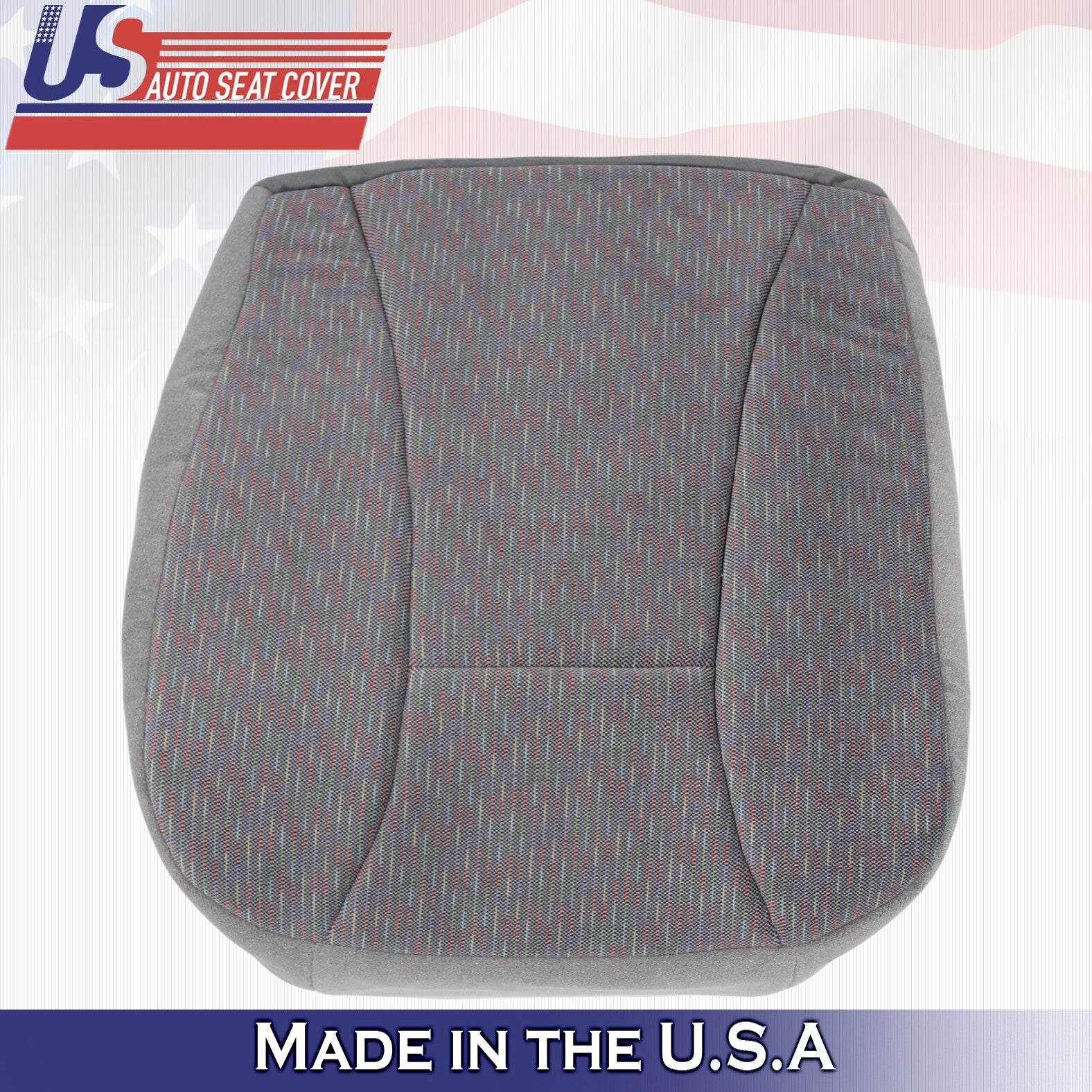 Fits For 1992 - 1996 Ford Bronco XLT Driver Bottom Replacement Cloth Cover Gray