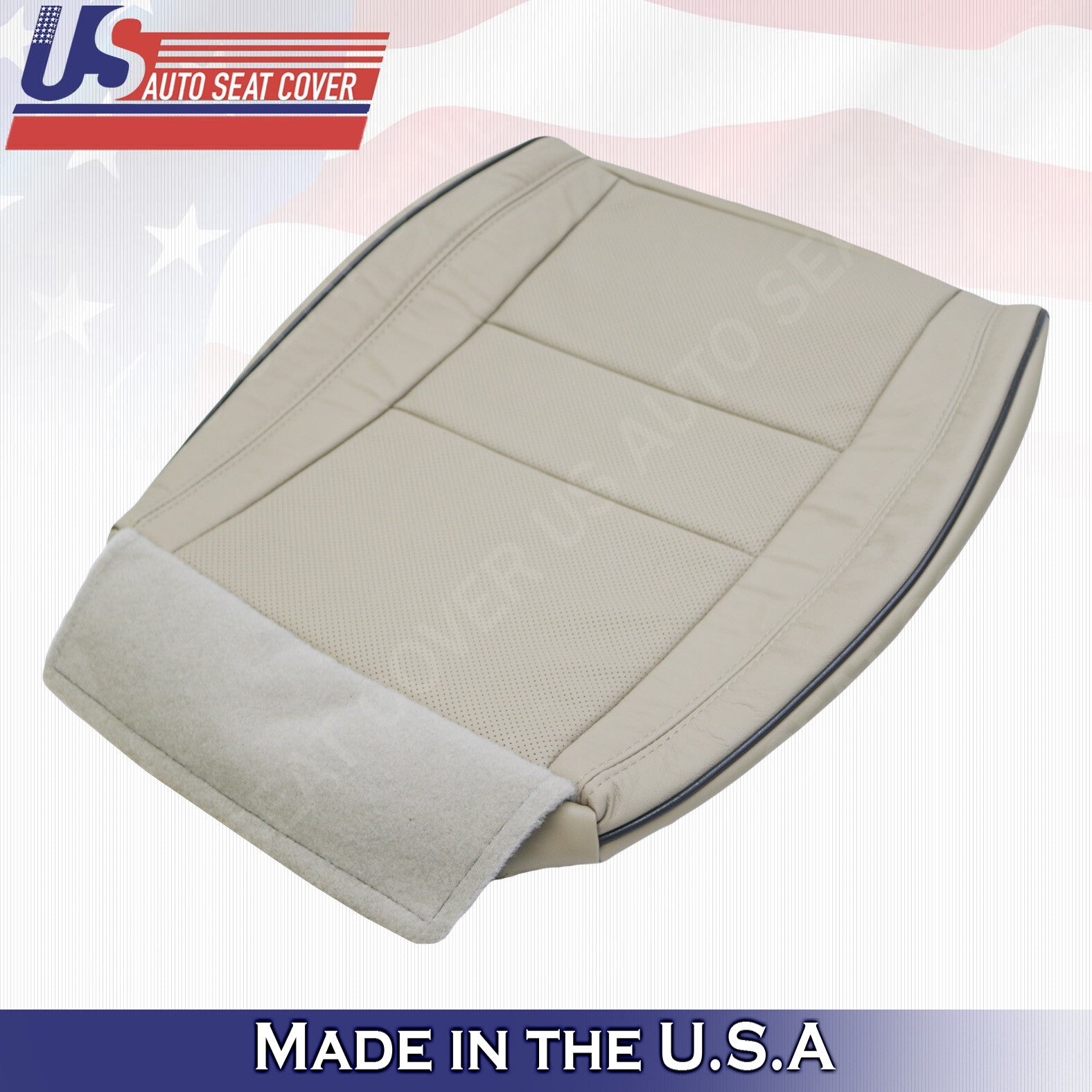2011-2020 For Jeep Grand Cherokee Overland Driver Bottom Leather Cover Tan PERF