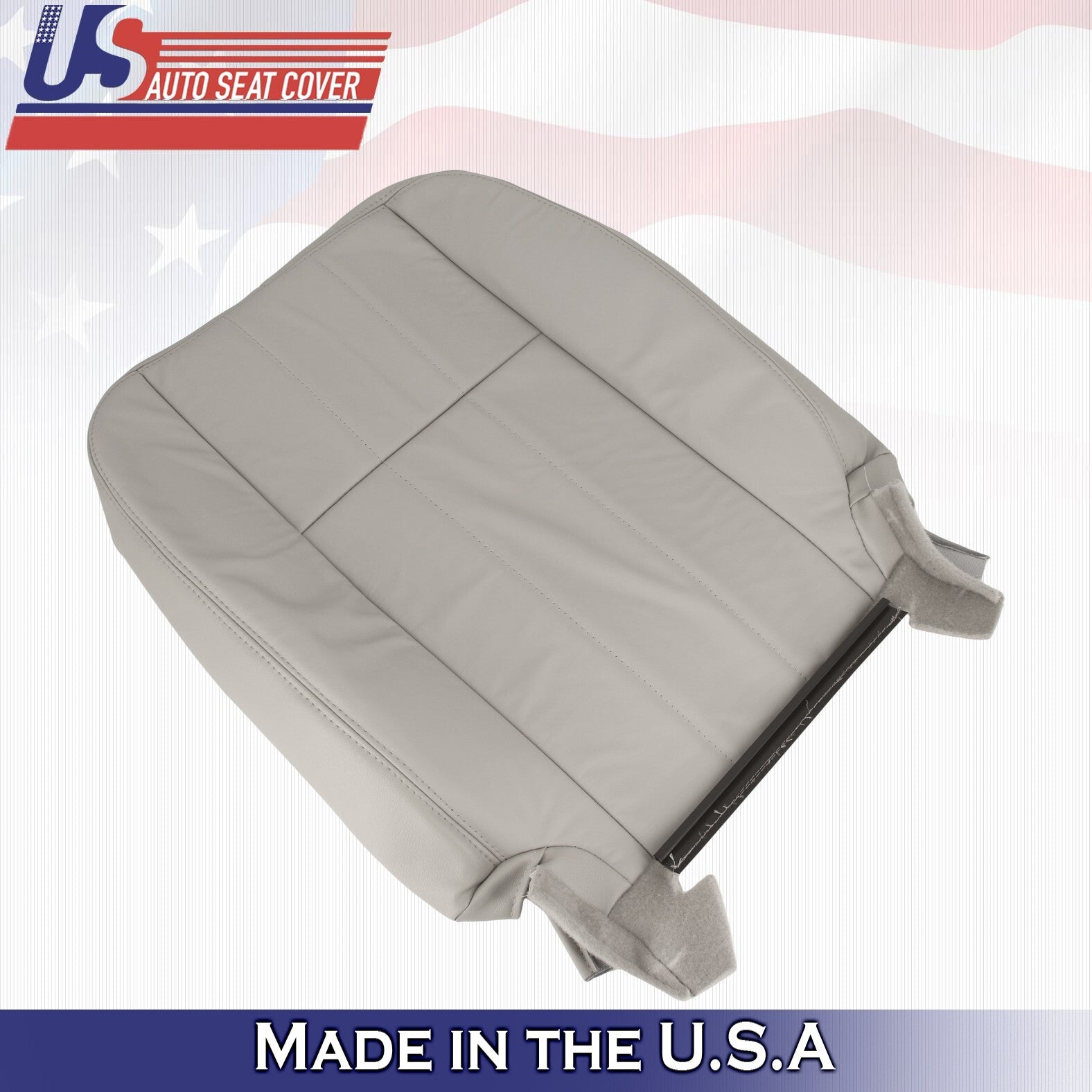 2011 For Mercury Grand Marquis Driver & Passenger Top Leather Seat Covers Gray
