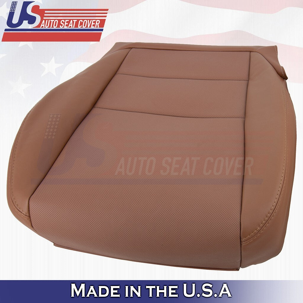 2010 to 2013 For Acura MDX Driver Side Bottom Leather Seat Cover Brown