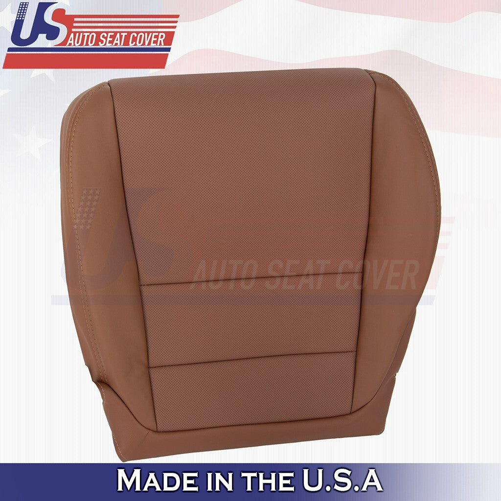 2010 to 2013 For Acura MDX Driver Side Bottom Leather Seat Cover Brown