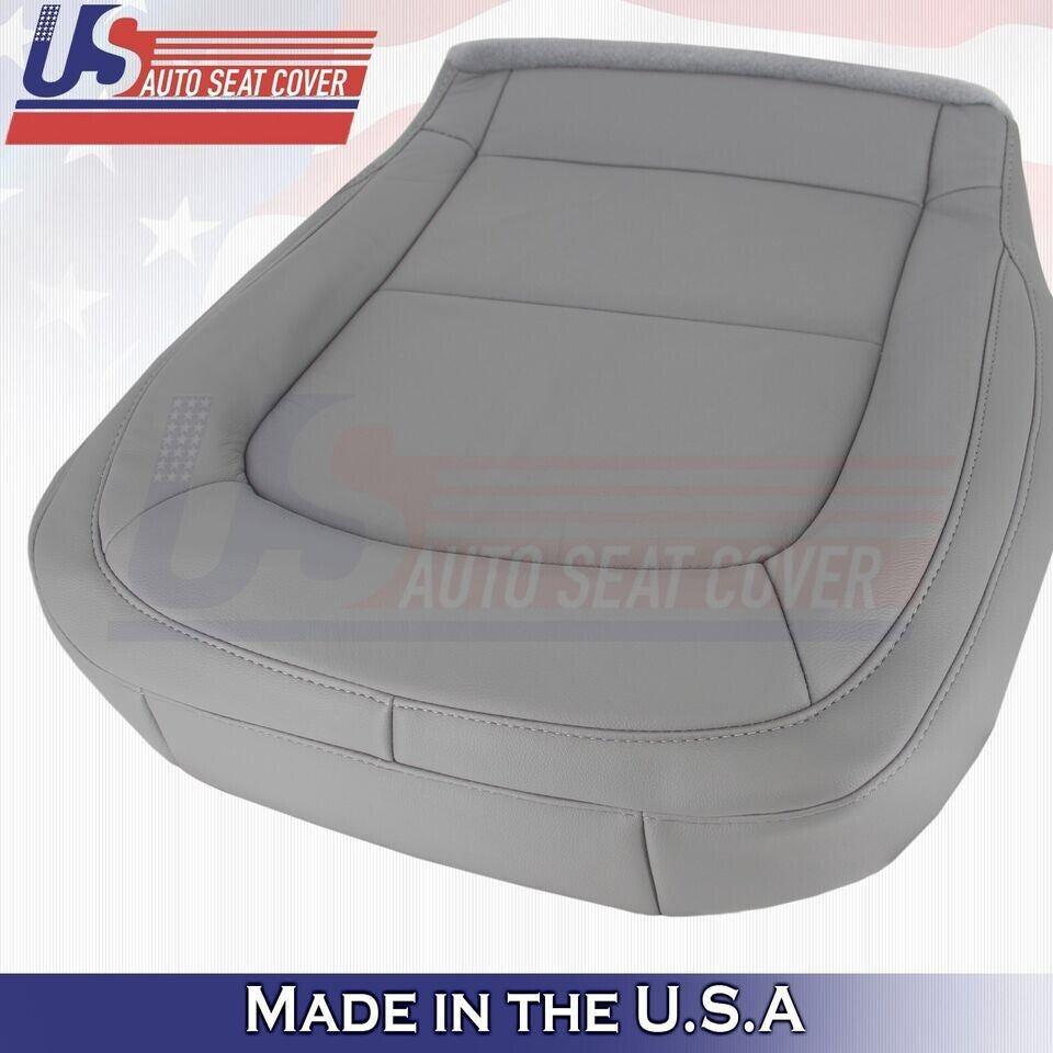 2015 to 2022 For GMC Canyon SLT Driver Top &Bottom Vinyl Seat Cover Gray