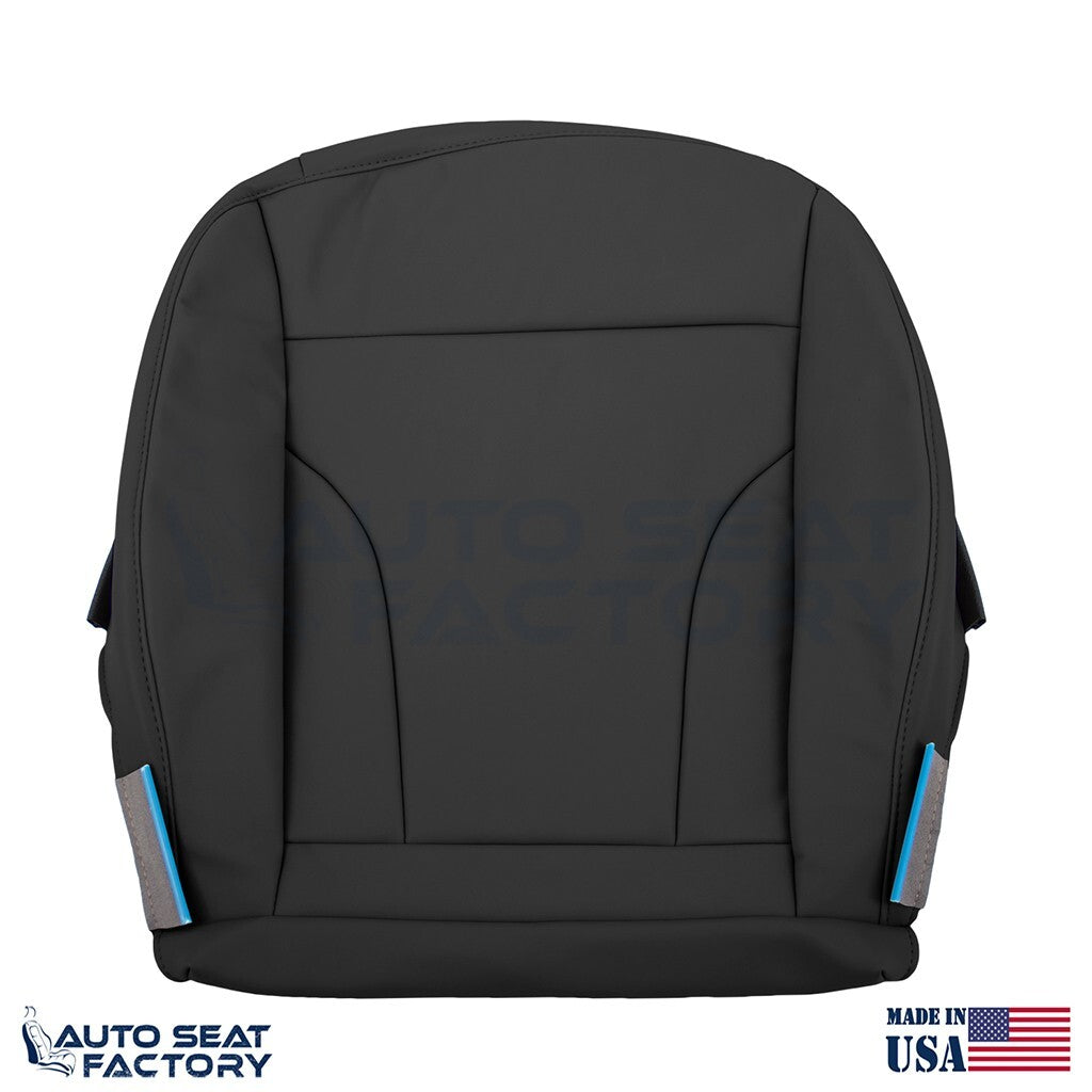 Replacement Fits 2013 - 2017 Audi Q5 PASSENGER Bottom Black Vinyl Seat Cover