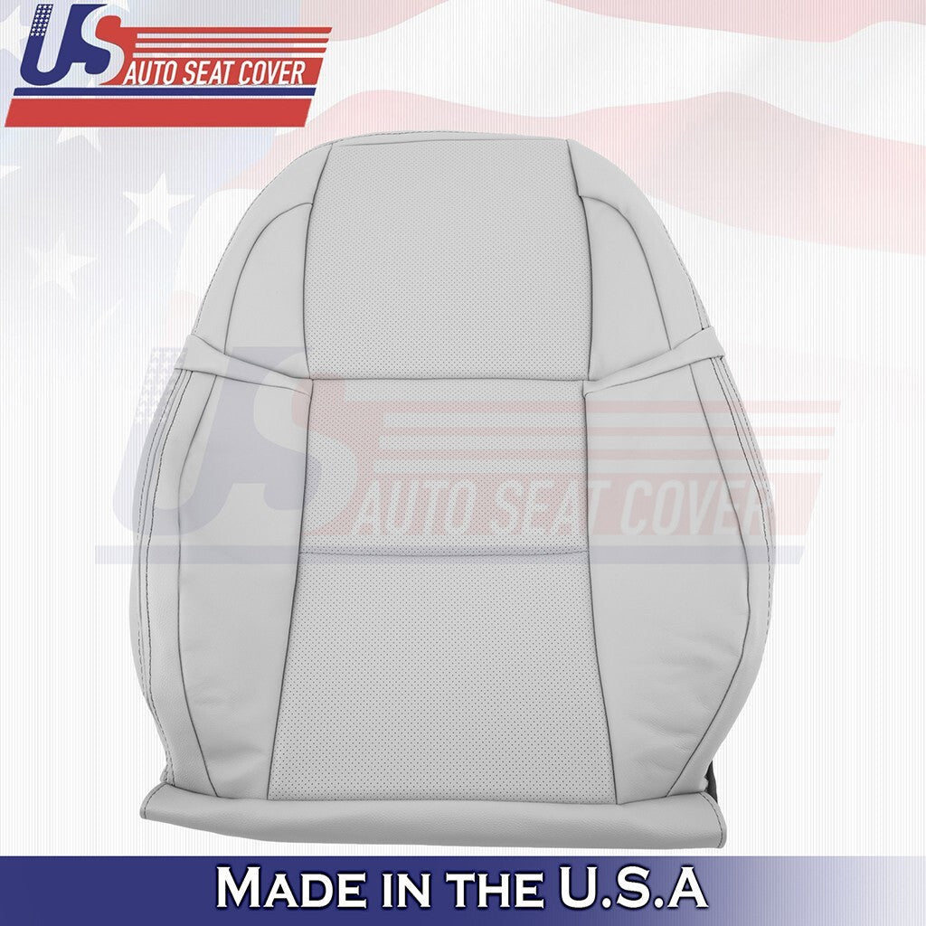 2013 to 2020 Fits Lexus GS350 F-Sport Passenger Top Leather Seat Cover Lt Gray