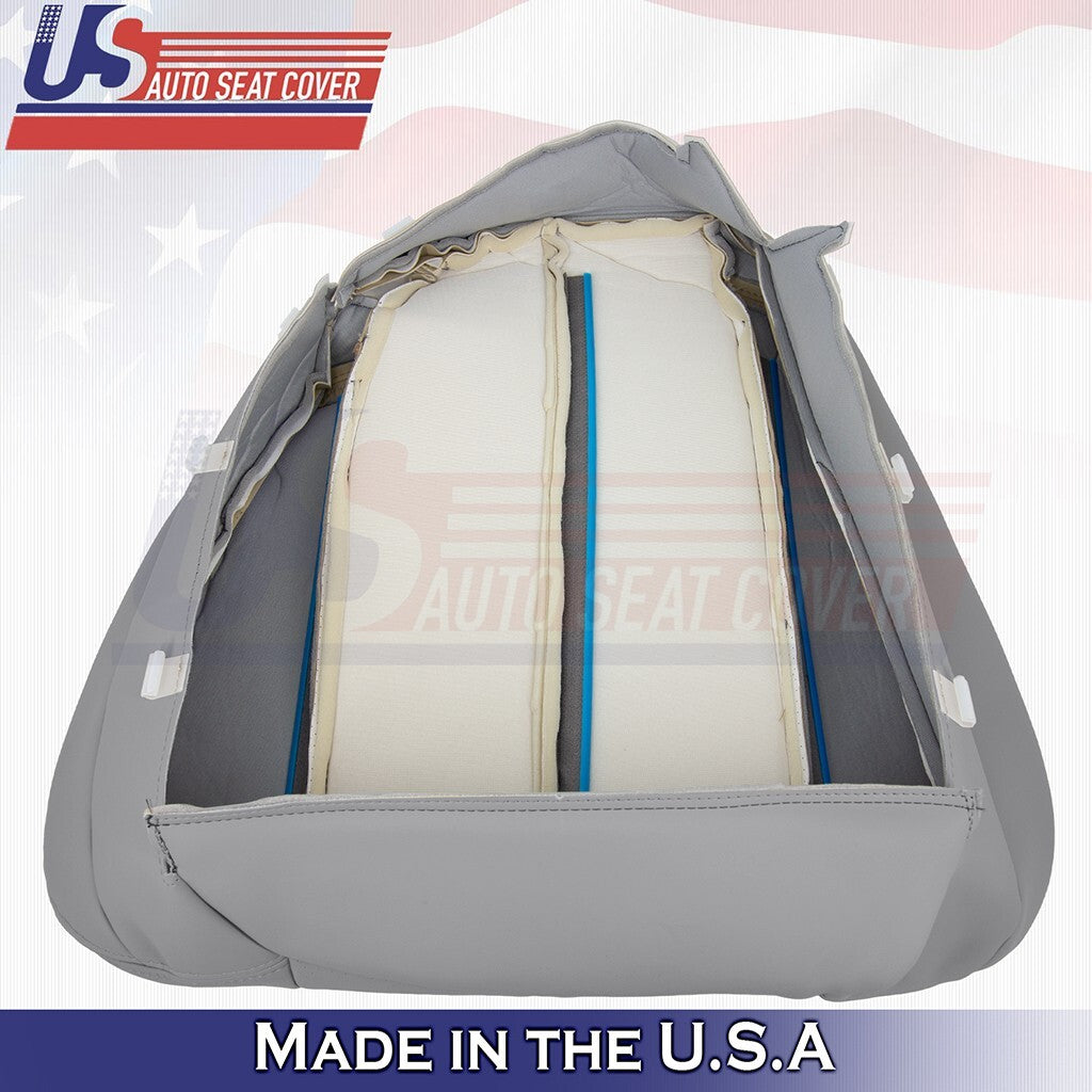 1990 to 1995 FOR Mercedes Benz SL300 Driver Bottom & Top Leather Seat Cover Gray