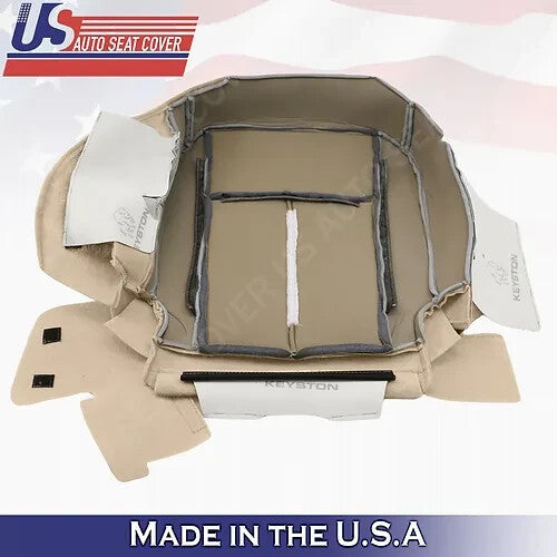 2007 to 2014 Fits Ford Expedition Front Set Tops & Bottoms Cloth Cover Camel Tan