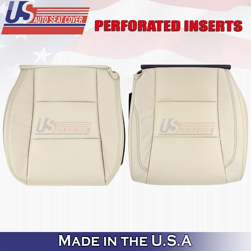 2013 to 2018 For Toyota Avalon Limited Front Set Bottoms Leather Seat Cover Tan