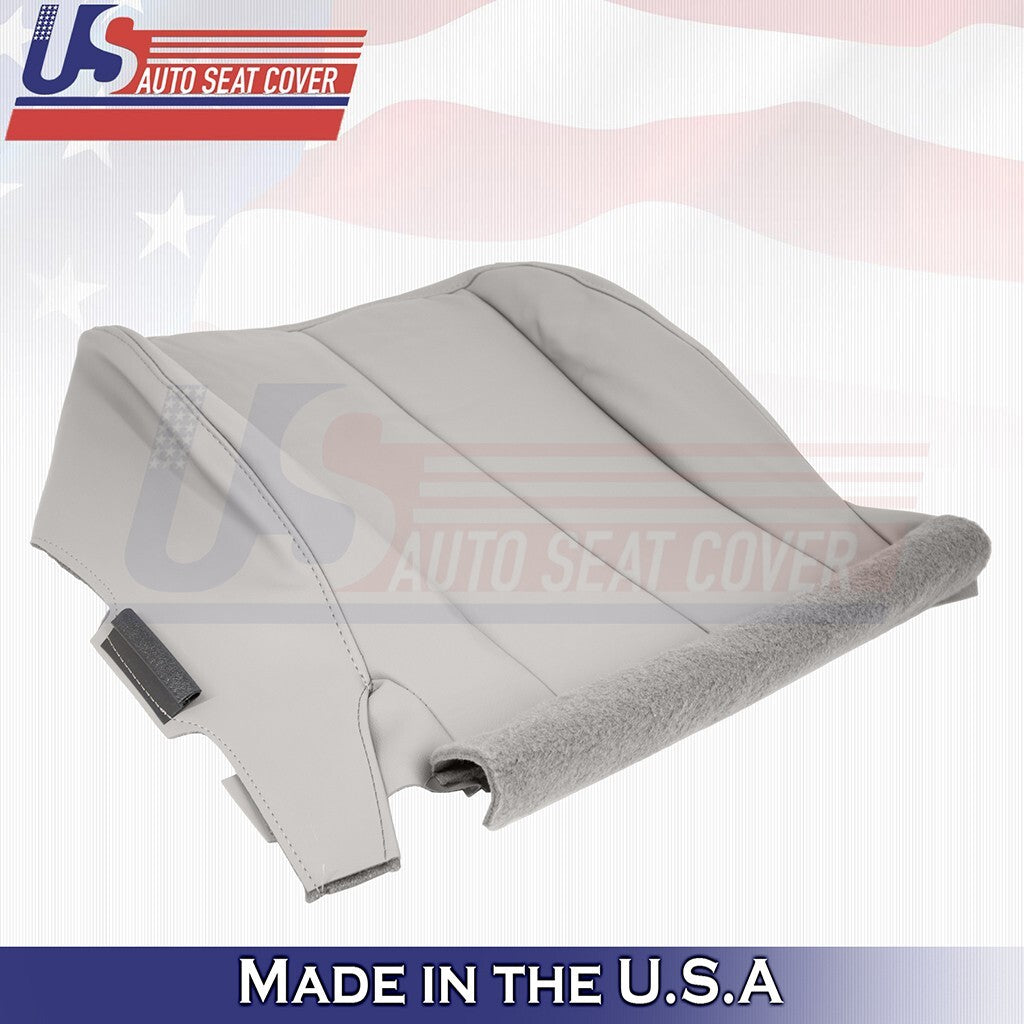 2007-2011 For Toyota Camry Driver and Passenger Bottom Leather Seat Cover Gray