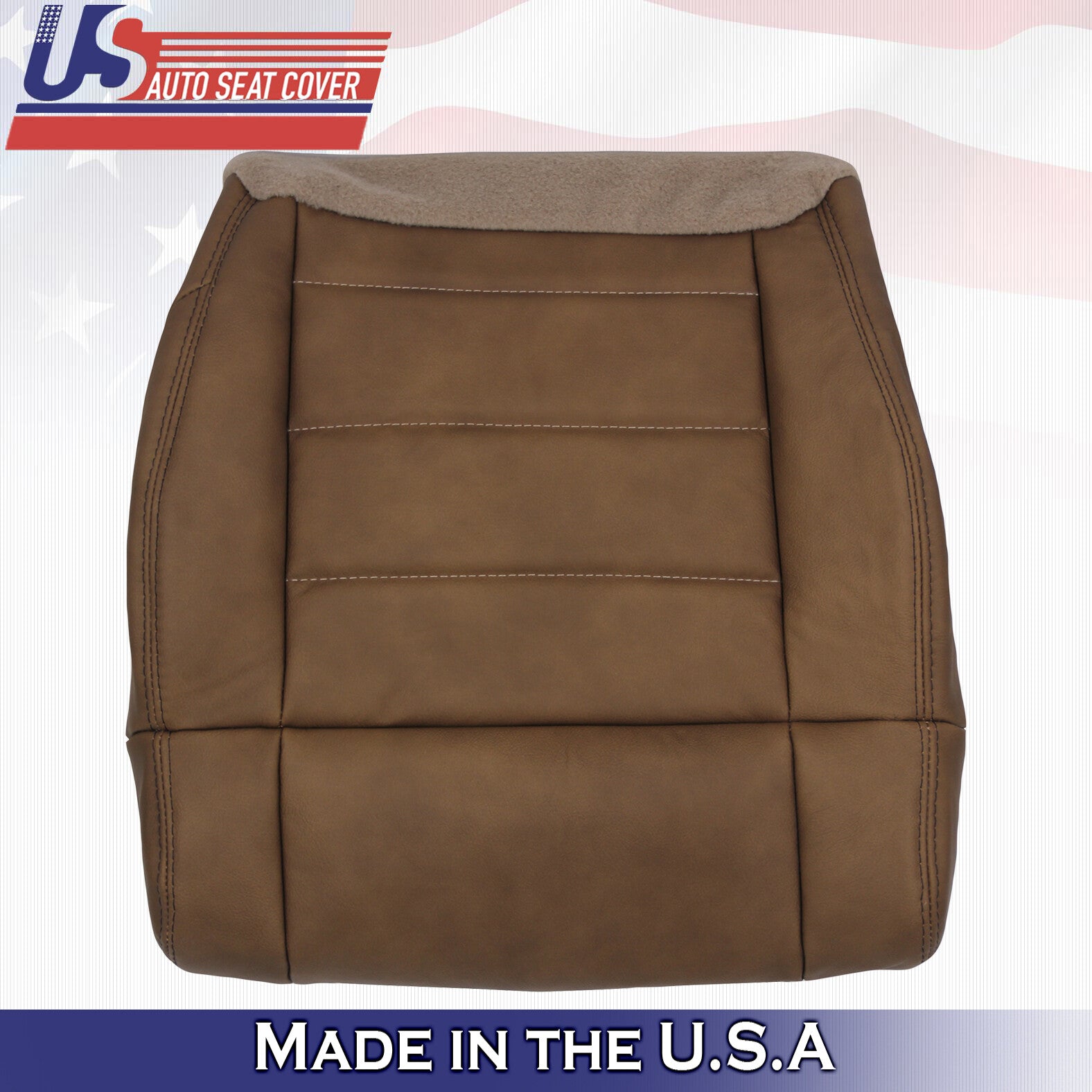 Fits For Jeep Wrangler 2007 2010 Rubicon Driver Bottom Leather Cover Dark Saddle