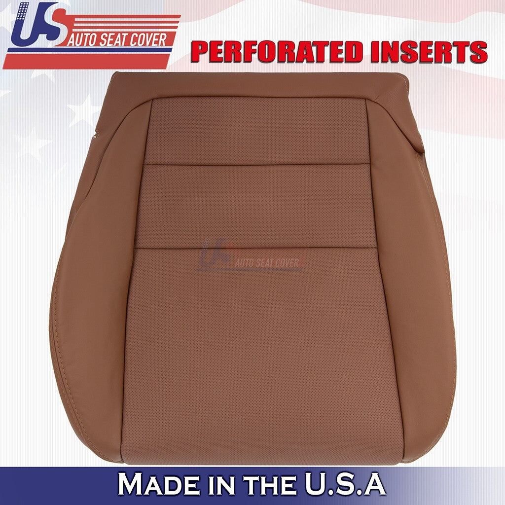 2010 to 2013 For Acura MDX Driver Side Bottom Leather Seat Cover Brown