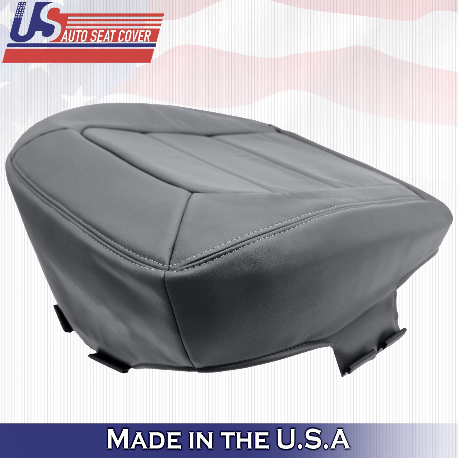 2001 - 2003 Driver & Passenger Bottoms Leather Covers Gray Ford Explorer Sport