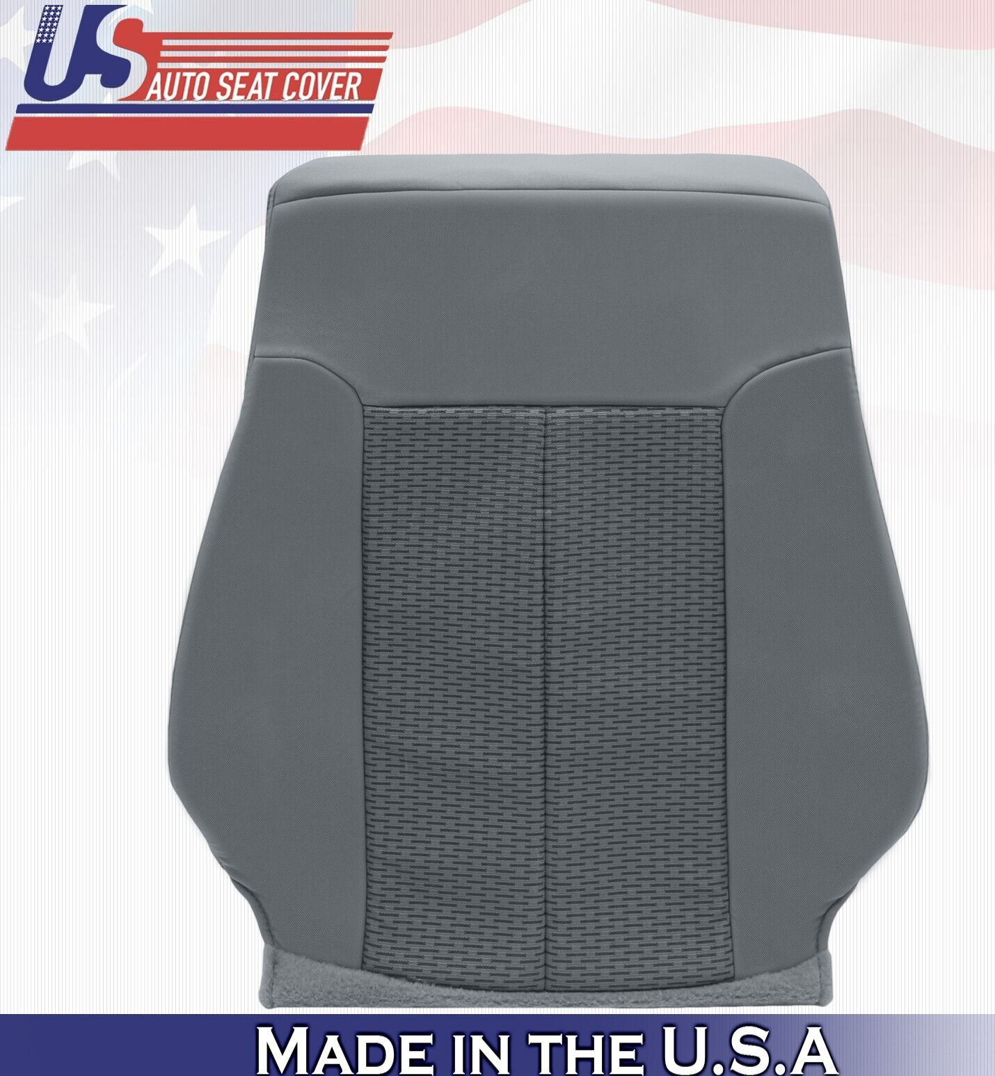 2014 2015 2016 For Ford F250 F350 XLT Front Driver Top Cloth Seat Cover Gray
