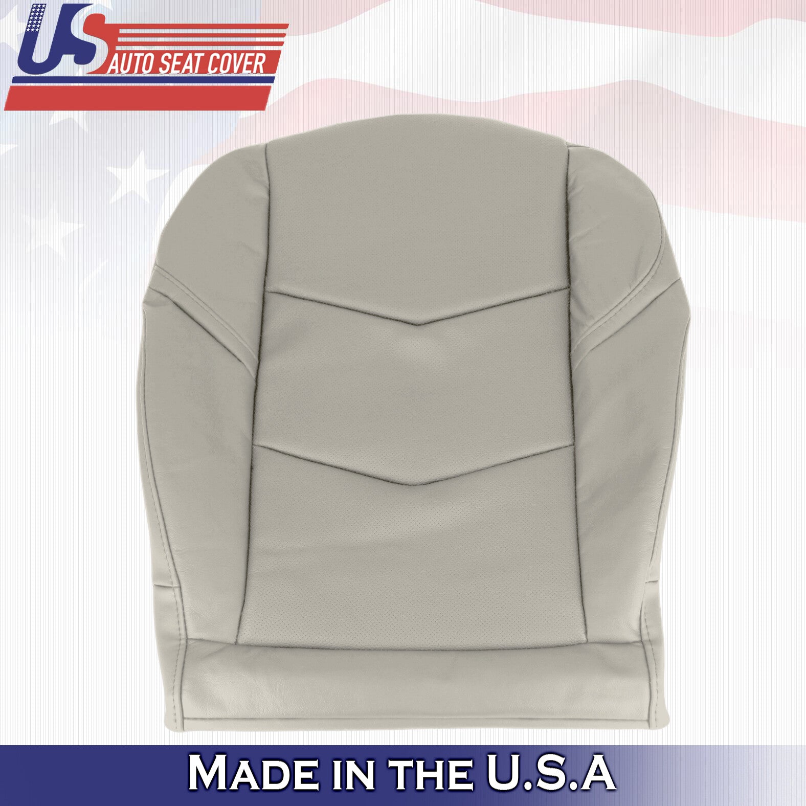 2015 to 2020 For Cadillac Escalade Passenger Side Bottom Leather Seat Cover Tan
