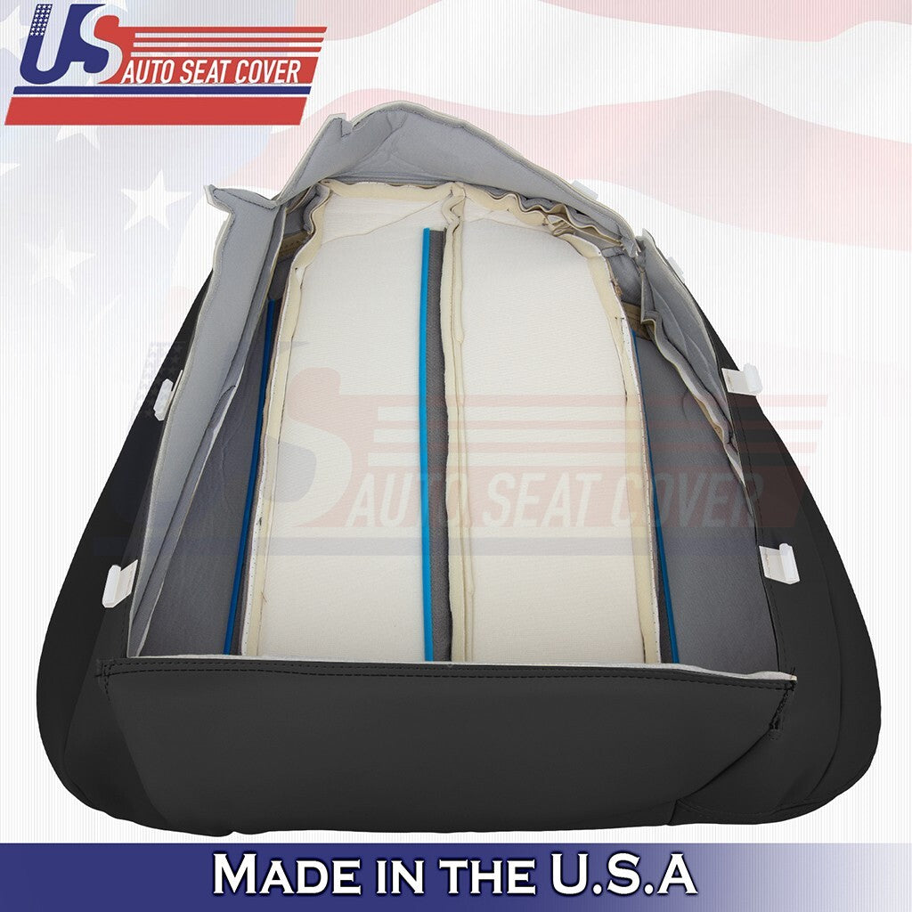 1990-1995 For Mercedes Benz SL320 Driver-Passenger Front Set Leather Cover Black